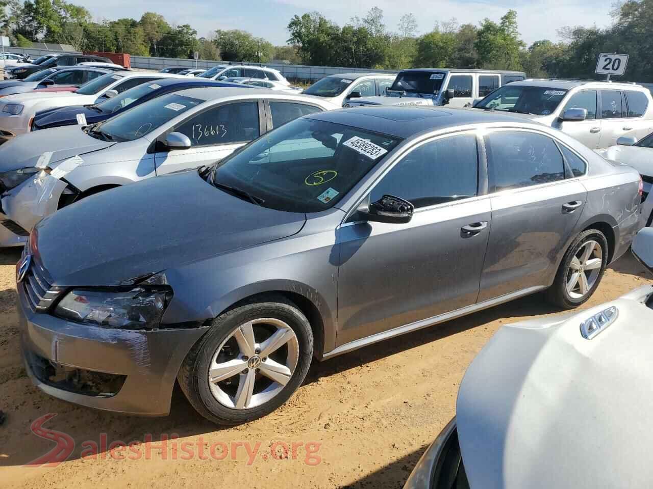 2013 VOLKSWAGEN PASSAT — VIN 1VWBH7A32DC125795