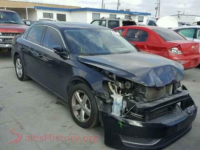 2013 VOLKSWAGEN PASSAT — VIN 1VWBH7A37DC086606