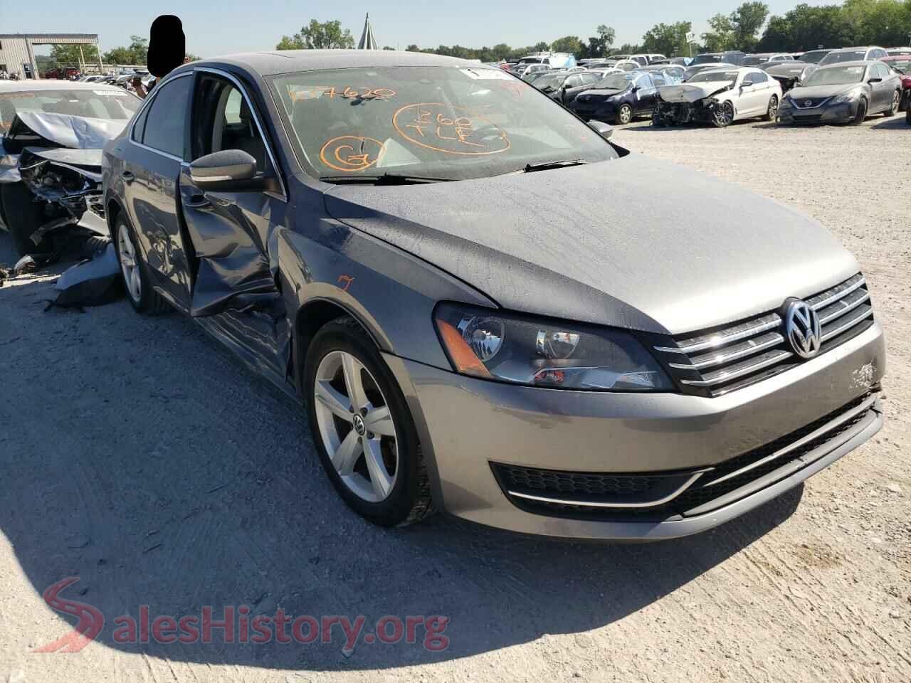 2013 VOLKSWAGEN PASSAT — VIN 1VWBH7A39DC107620