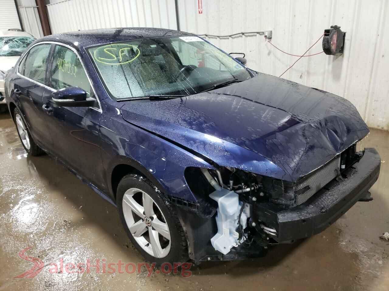 2013 VOLKSWAGEN PASSAT — VIN 1VWBH7A39DC140584
