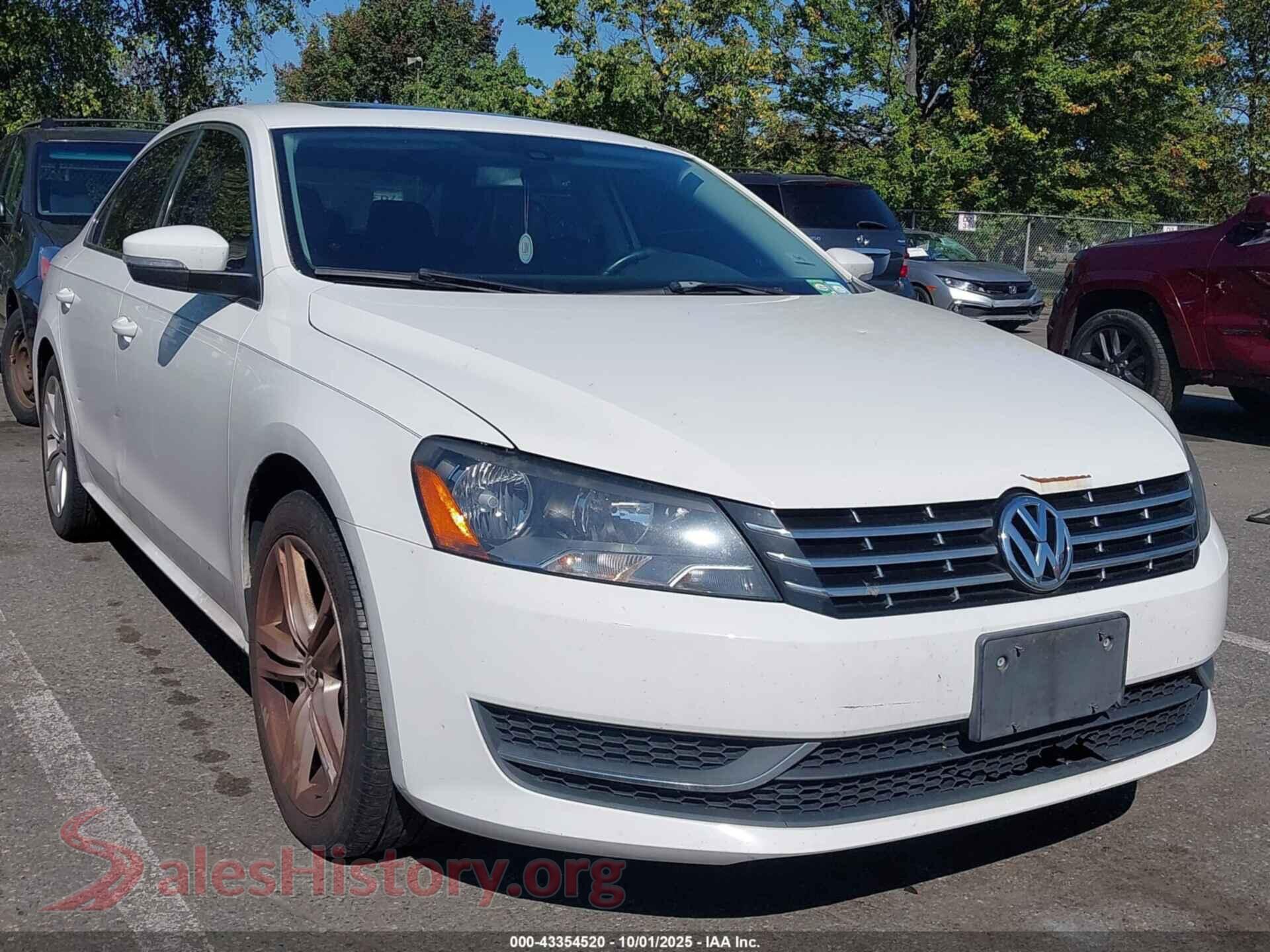 2014 VOLKSWAGEN PASSAT — VIN 1VWBN7A30EC092659