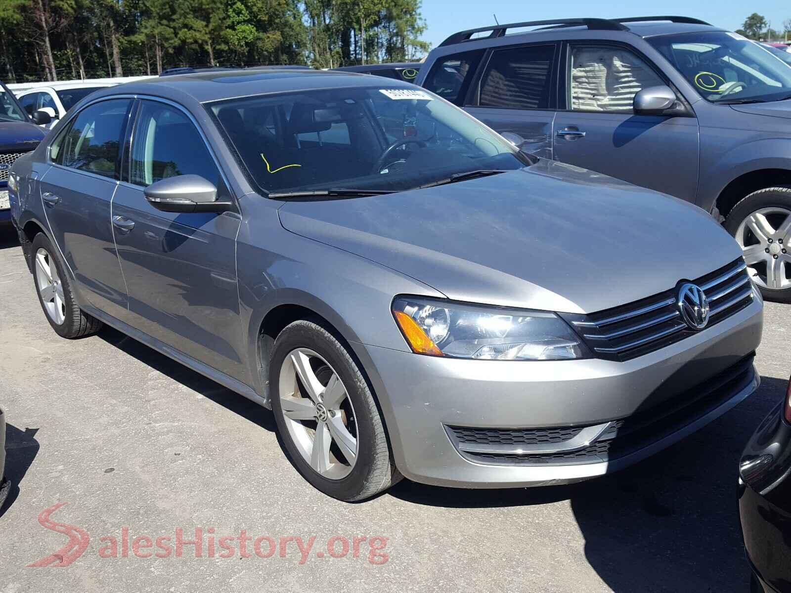 2012 VOLKSWAGEN PASSAT — VIN 1VWBN7A38CC088291