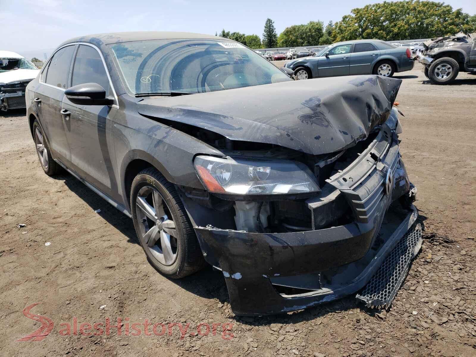 2012 VOLKSWAGEN PASSAT — VIN 1VWBP7A31CC026726