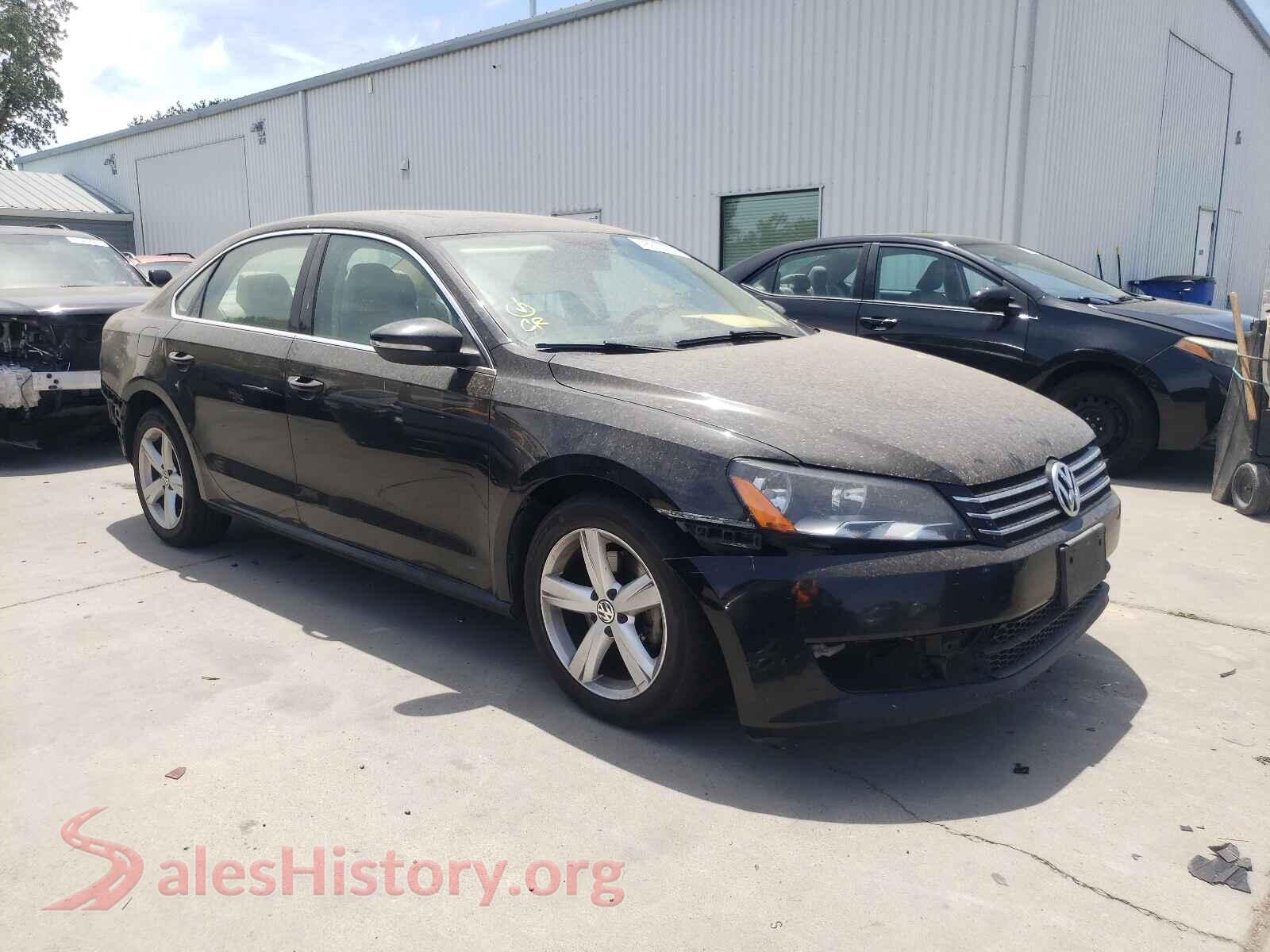 2012 VOLKSWAGEN PASSAT — VIN 1VWBP7A31CC045714