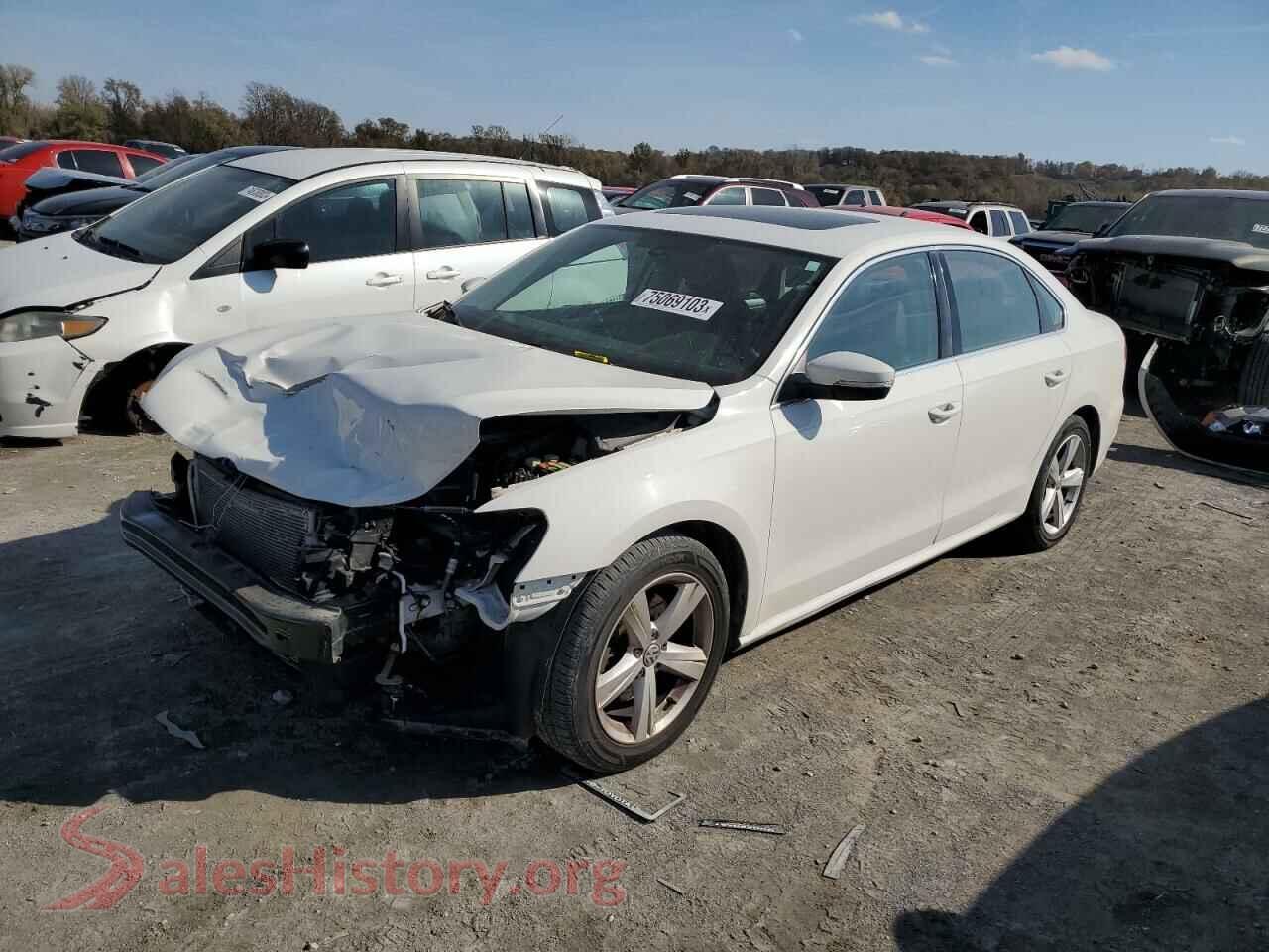 2013 VOLKSWAGEN PASSAT — VIN 1VWBP7A31DC099032