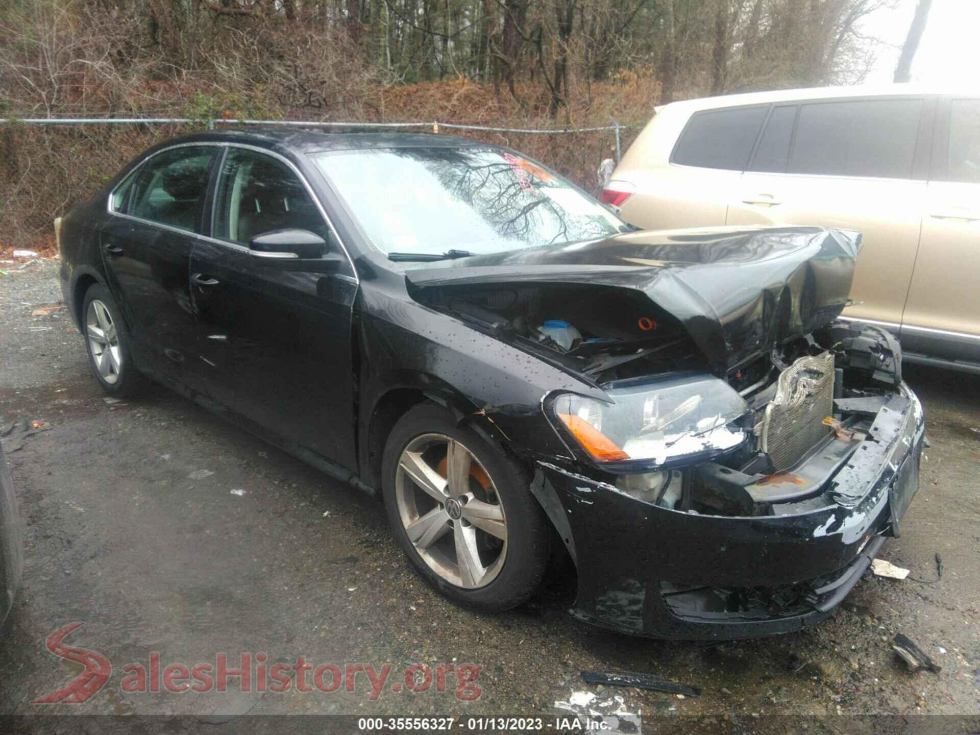 2013 VOLKSWAGEN PASSAT — VIN 1VWBP7A33DC061690