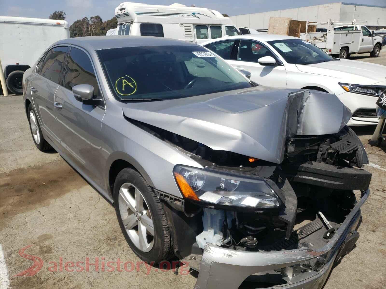 2013 VOLKSWAGEN PASSAT — VIN 1VWBP7A35DC023264