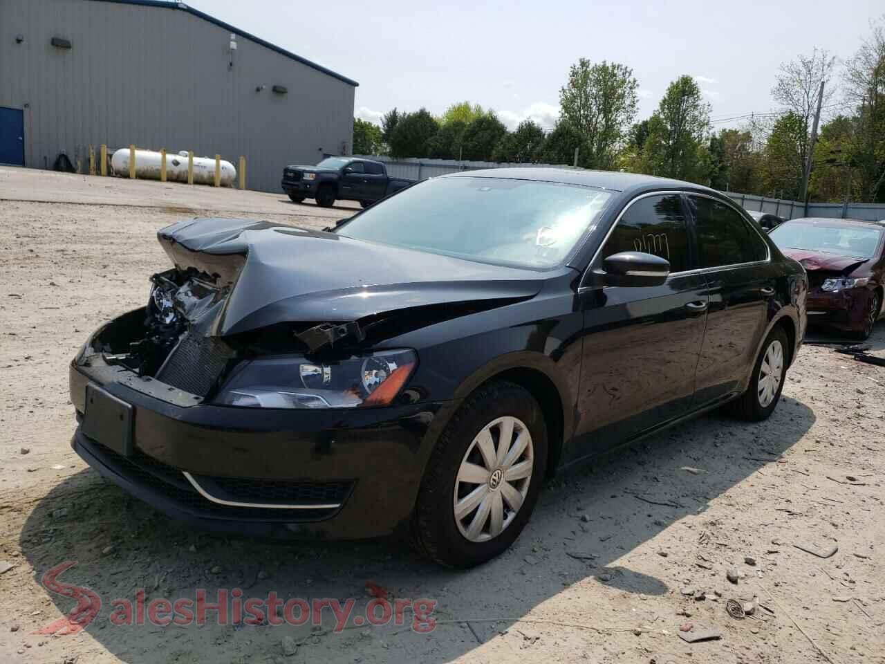 2013 VOLKSWAGEN PASSAT — VIN 1VWBP7A36DC040851