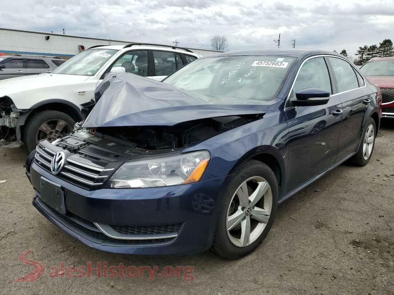 2013 VOLKSWAGEN PASSAT — VIN 1VWBP7A37DC007907