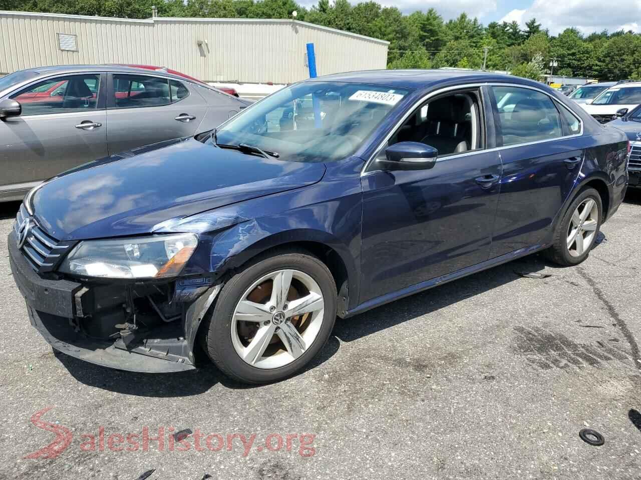 2013 VOLKSWAGEN PASSAT — VIN 1VWBP7A37DC126735