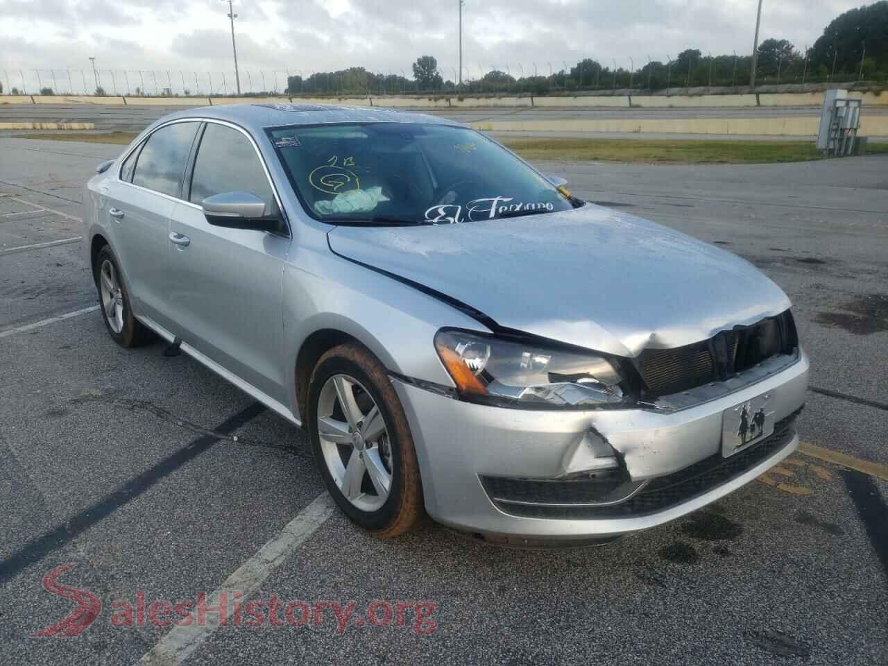 2013 VOLKSWAGEN PASSAT — VIN 1VWBP7A37DC150226