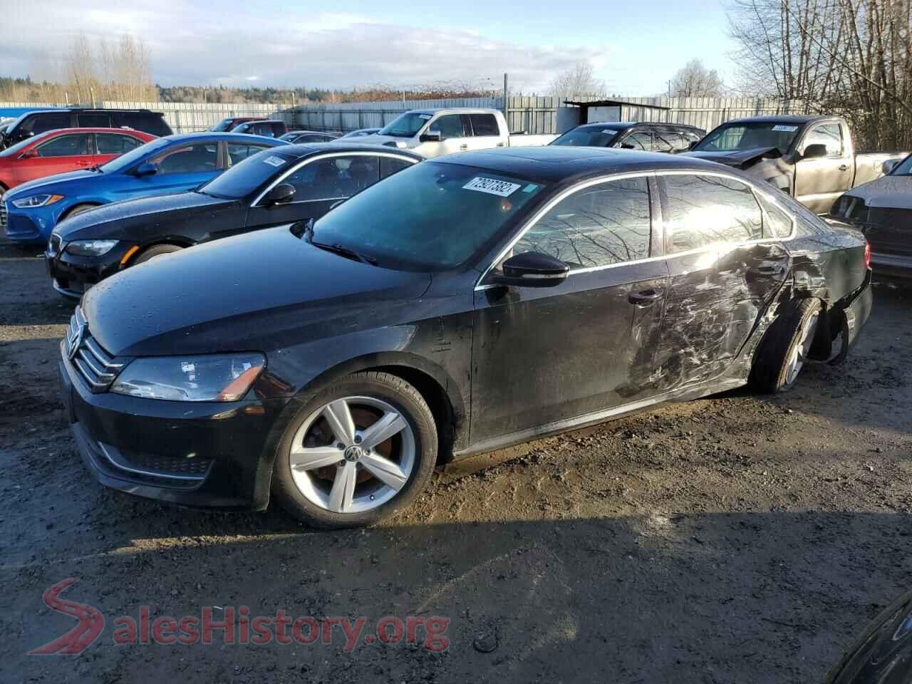 2012 VOLKSWAGEN PASSAT — VIN 1VWBP7A38CC067676