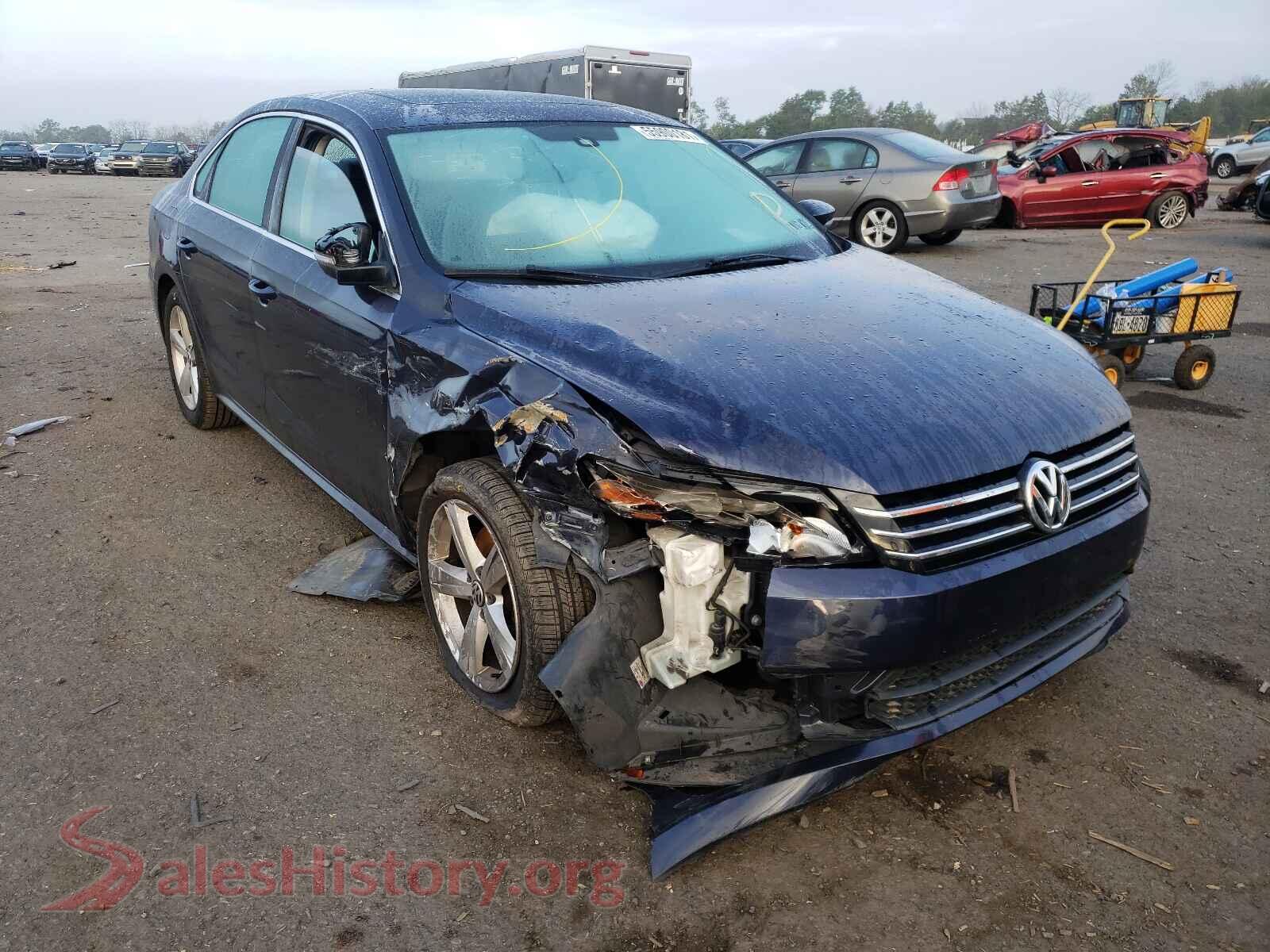 2013 VOLKSWAGEN PASSAT — VIN 1VWBP7A3XDC026287