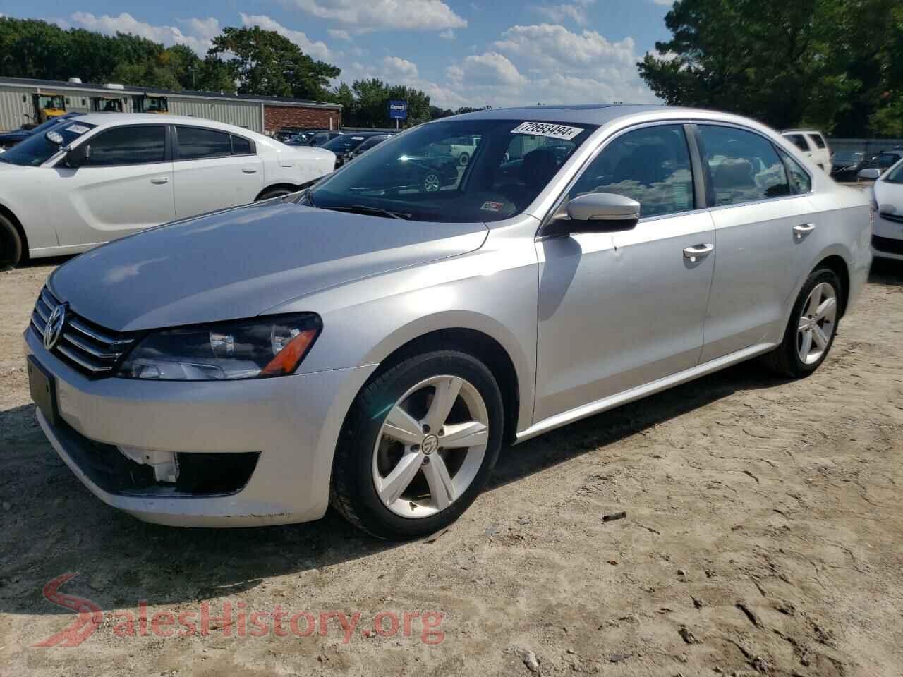 2013 VOLKSWAGEN PASSAT — VIN 1VWBP7A3XDC087283