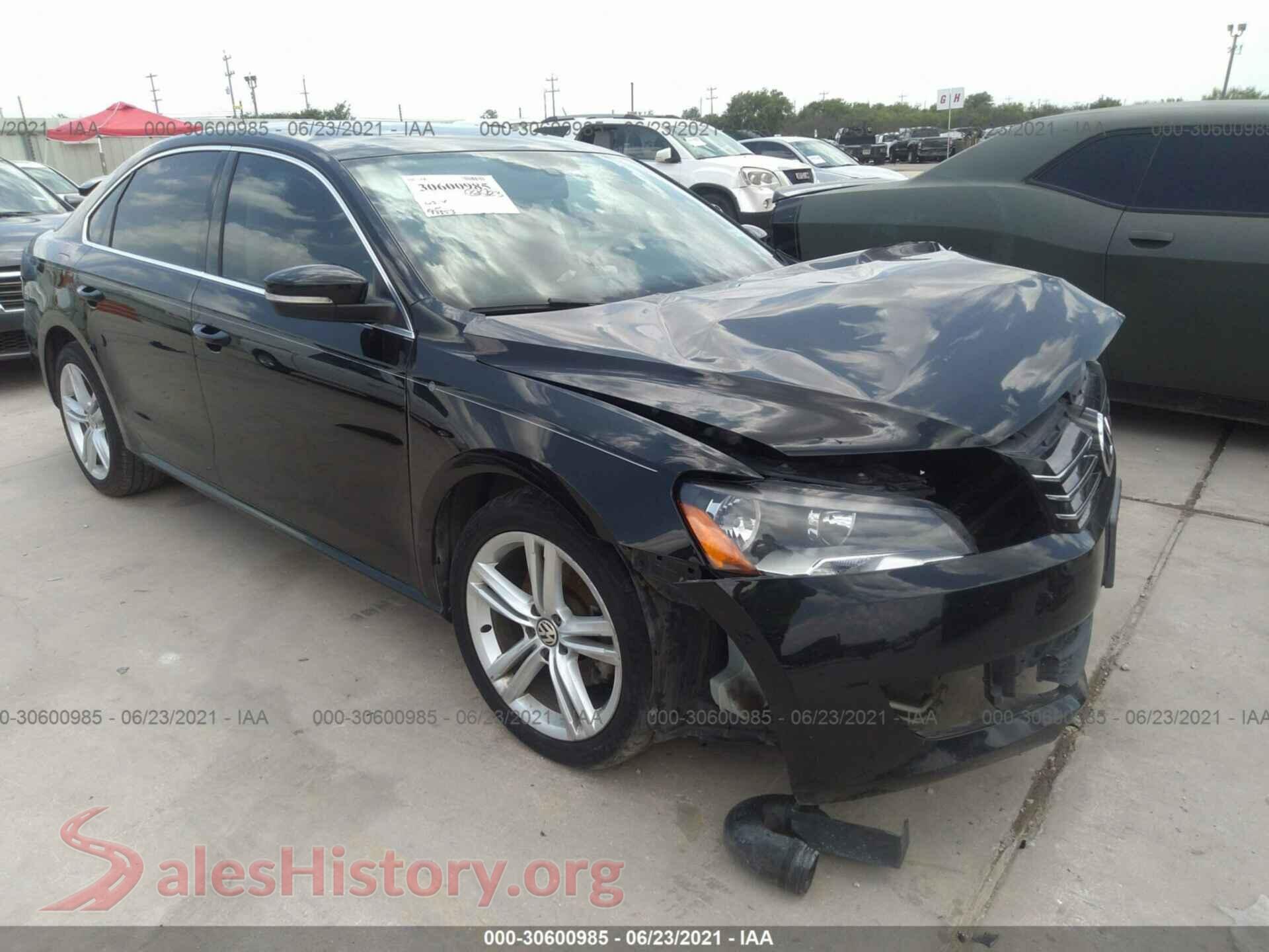 2014 VOLKSWAGEN PASSAT — VIN 1VWBS7A31EC033175