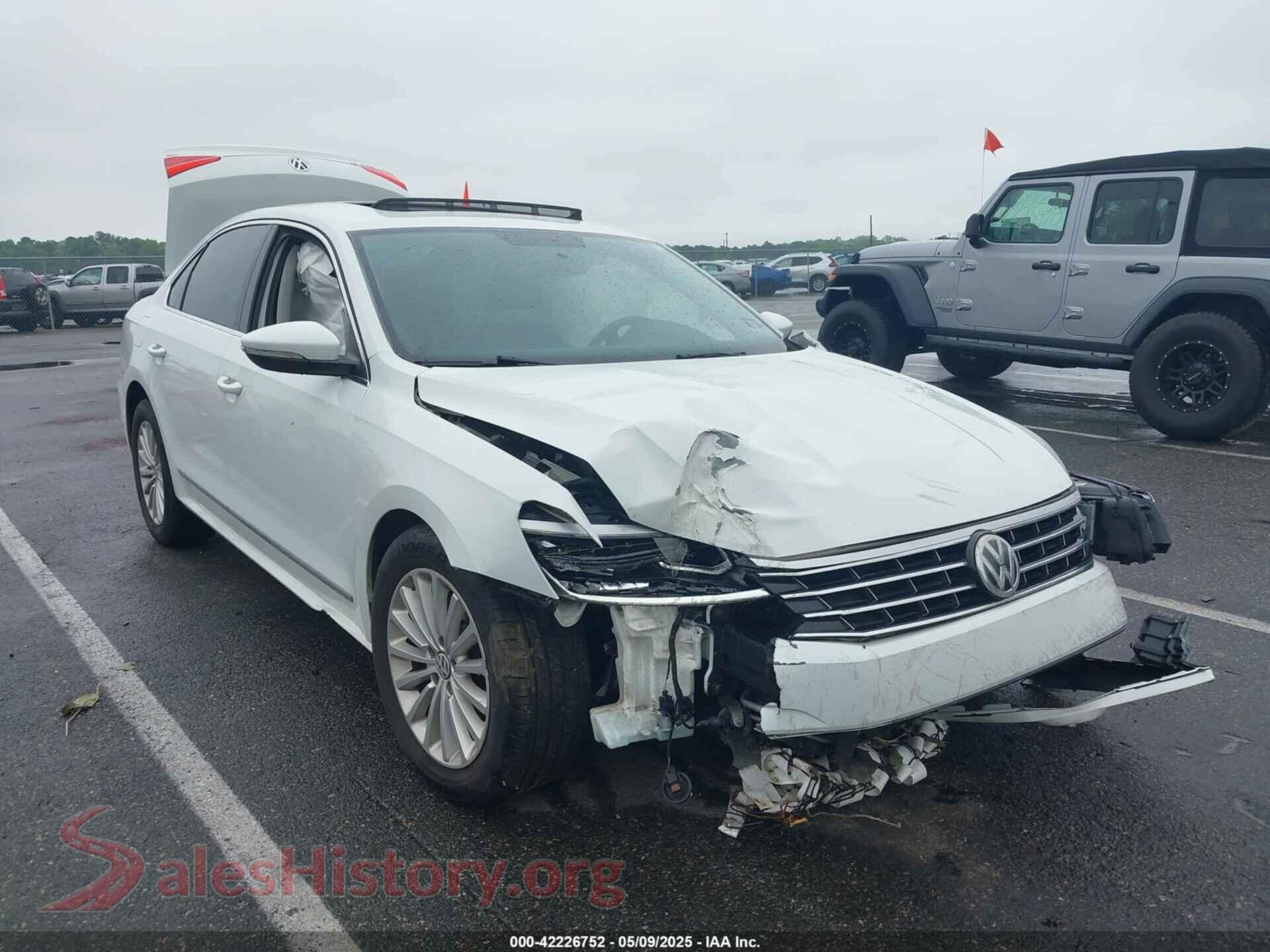2016 VOLKSWAGEN PASSAT — VIN 1VWBS7A31GC018050