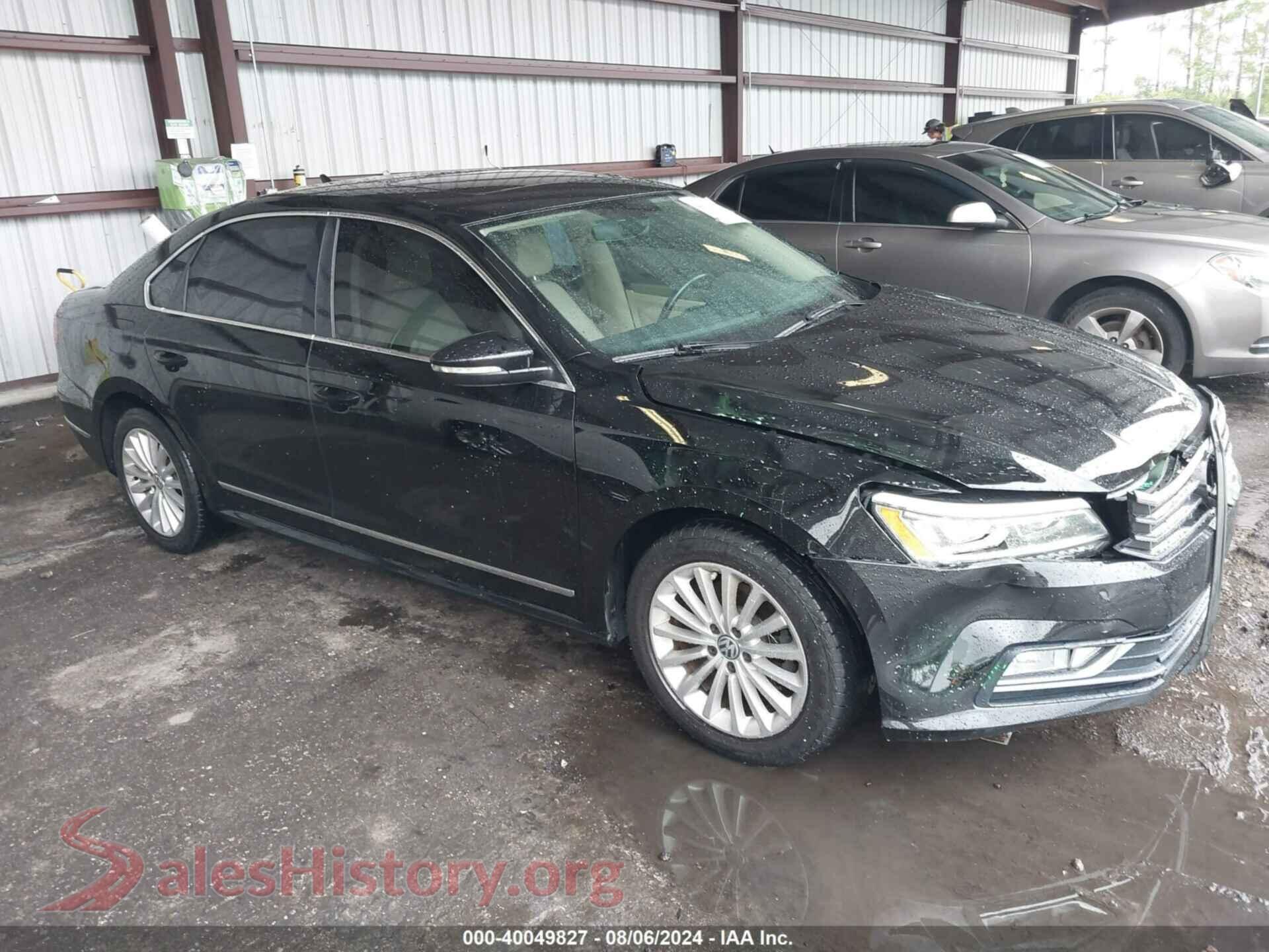 2016 VOLKSWAGEN PASSAT — VIN 1VWBS7A38GC068265