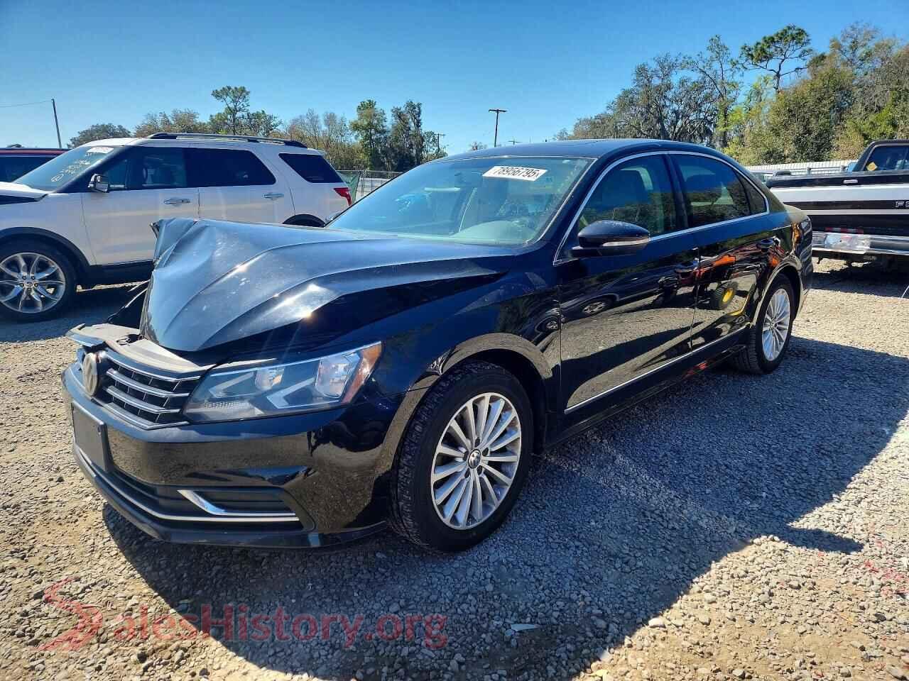 2016 VOLKSWAGEN PASSAT SE — VIN 1VWBT7A30GC017937