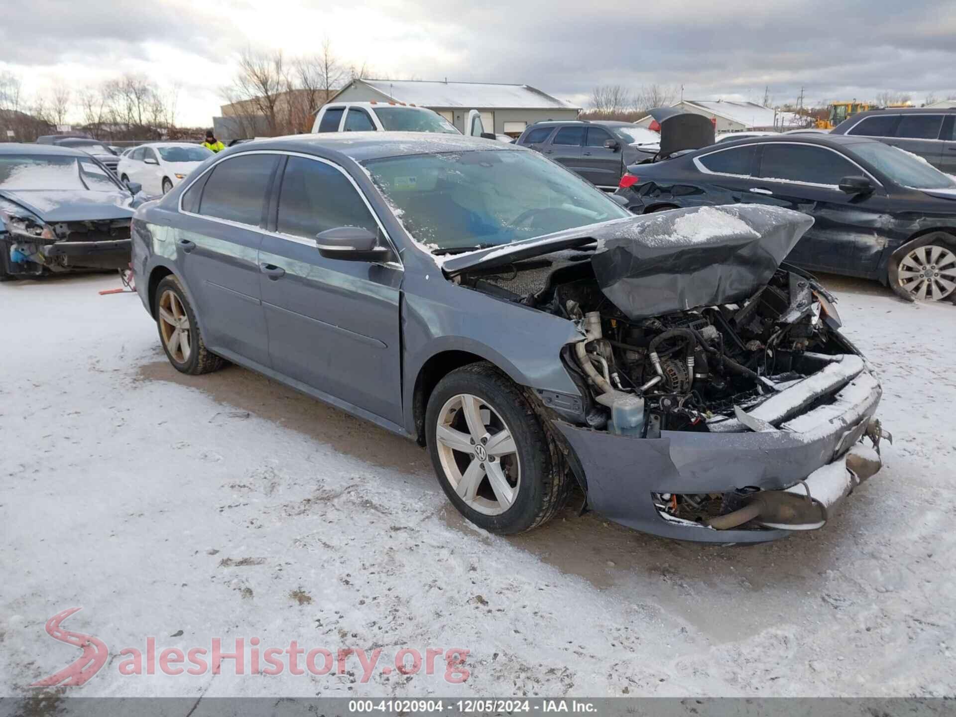 2014 VOLKSWAGEN PASSAT — VIN 1VWBT7A31EC064858