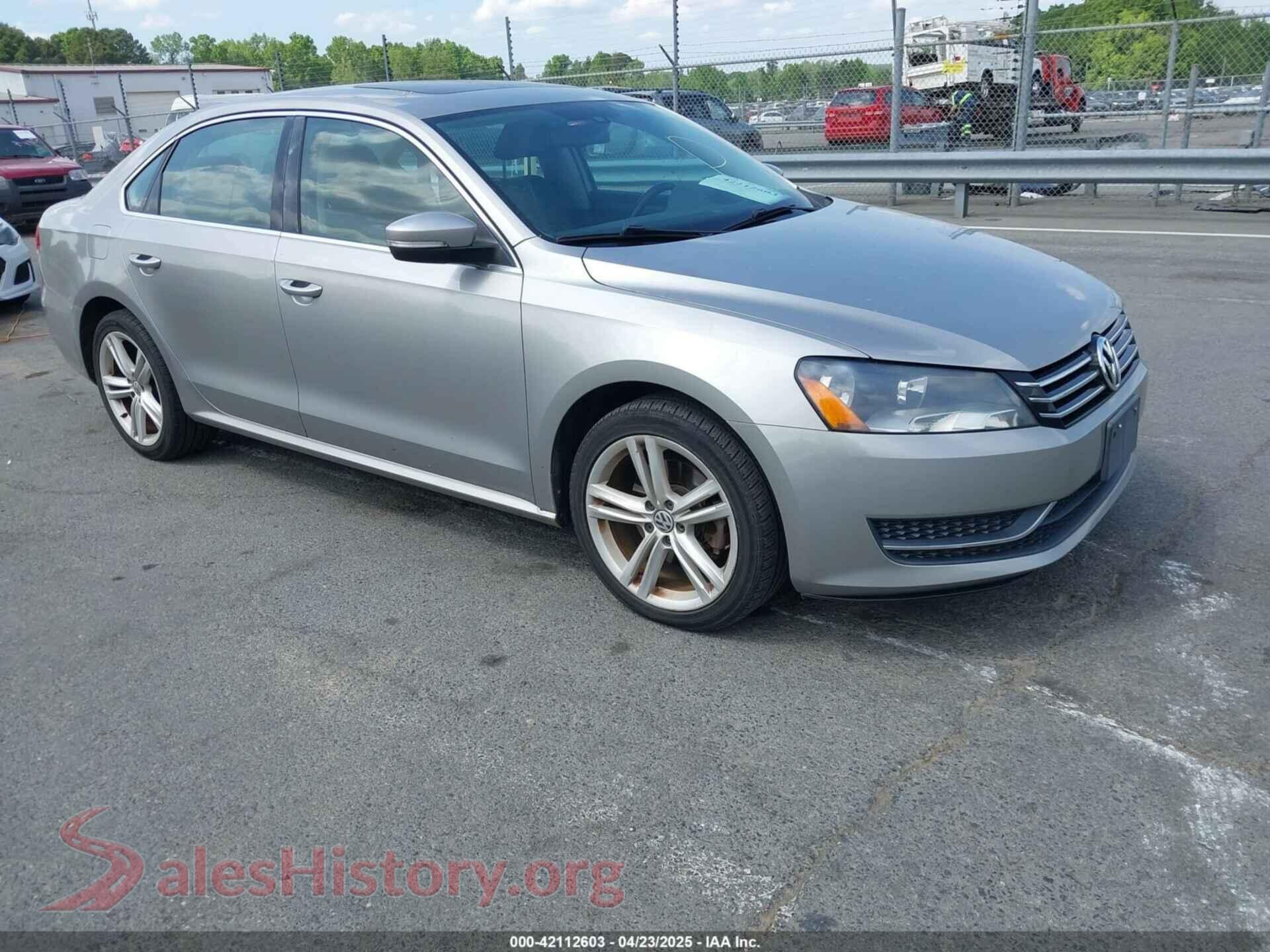 2014 VOLKSWAGEN PASSAT — VIN 1VWBT7A31EC080395
