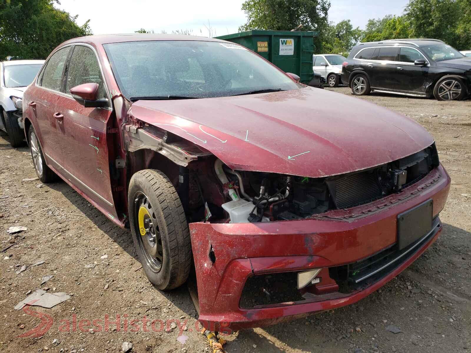 2016 VOLKSWAGEN PASSAT — VIN 1VWBT7A31GC066693