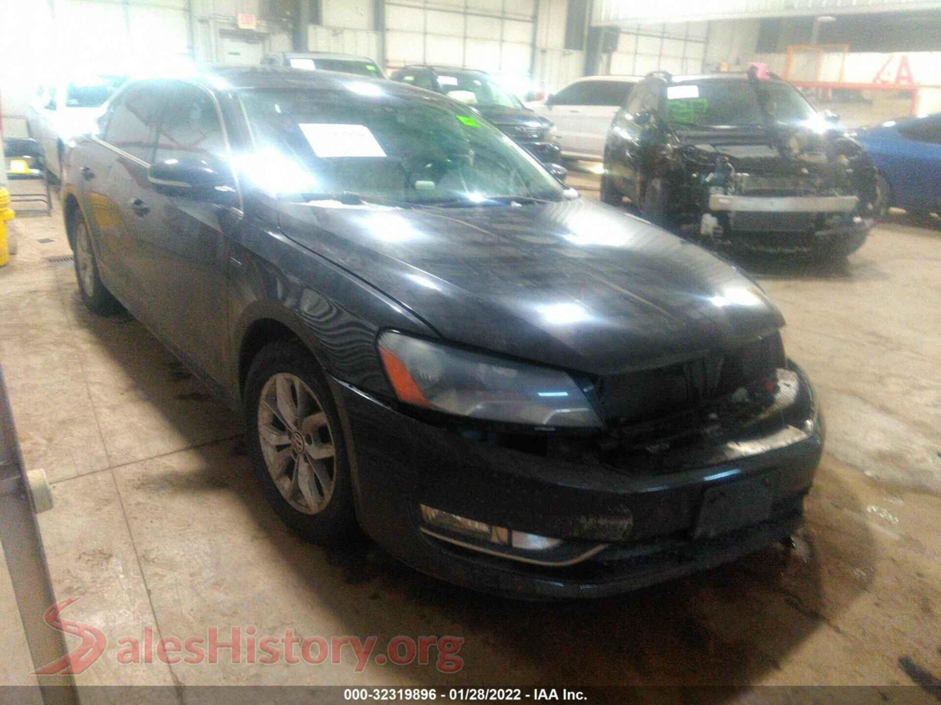 2014 VOLKSWAGEN PASSAT — VIN 1VWBT7A32EC073701