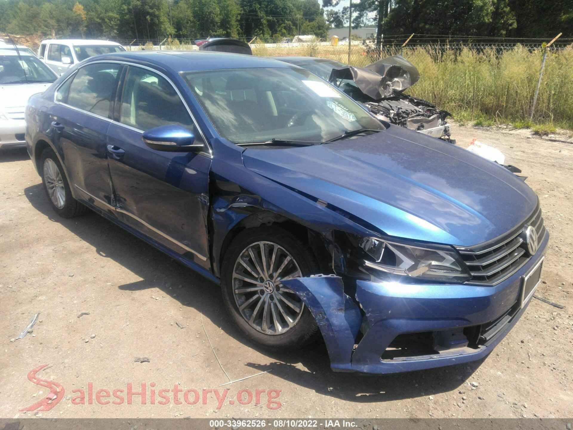 2016 VOLKSWAGEN PASSAT — VIN 1VWBT7A32GC010388