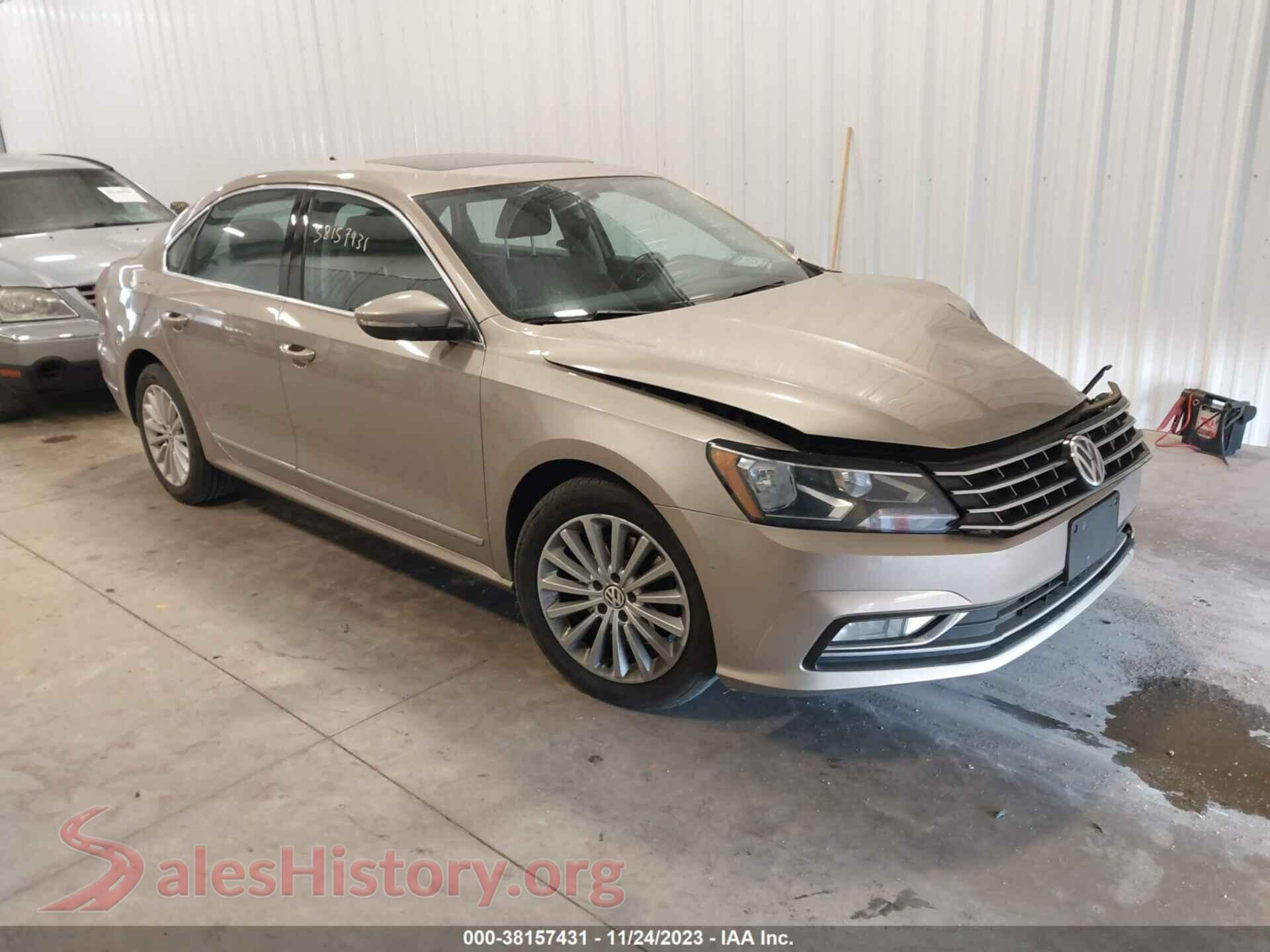 2016 VOLKSWAGEN PASSAT — VIN 1VWBT7A32GC063673