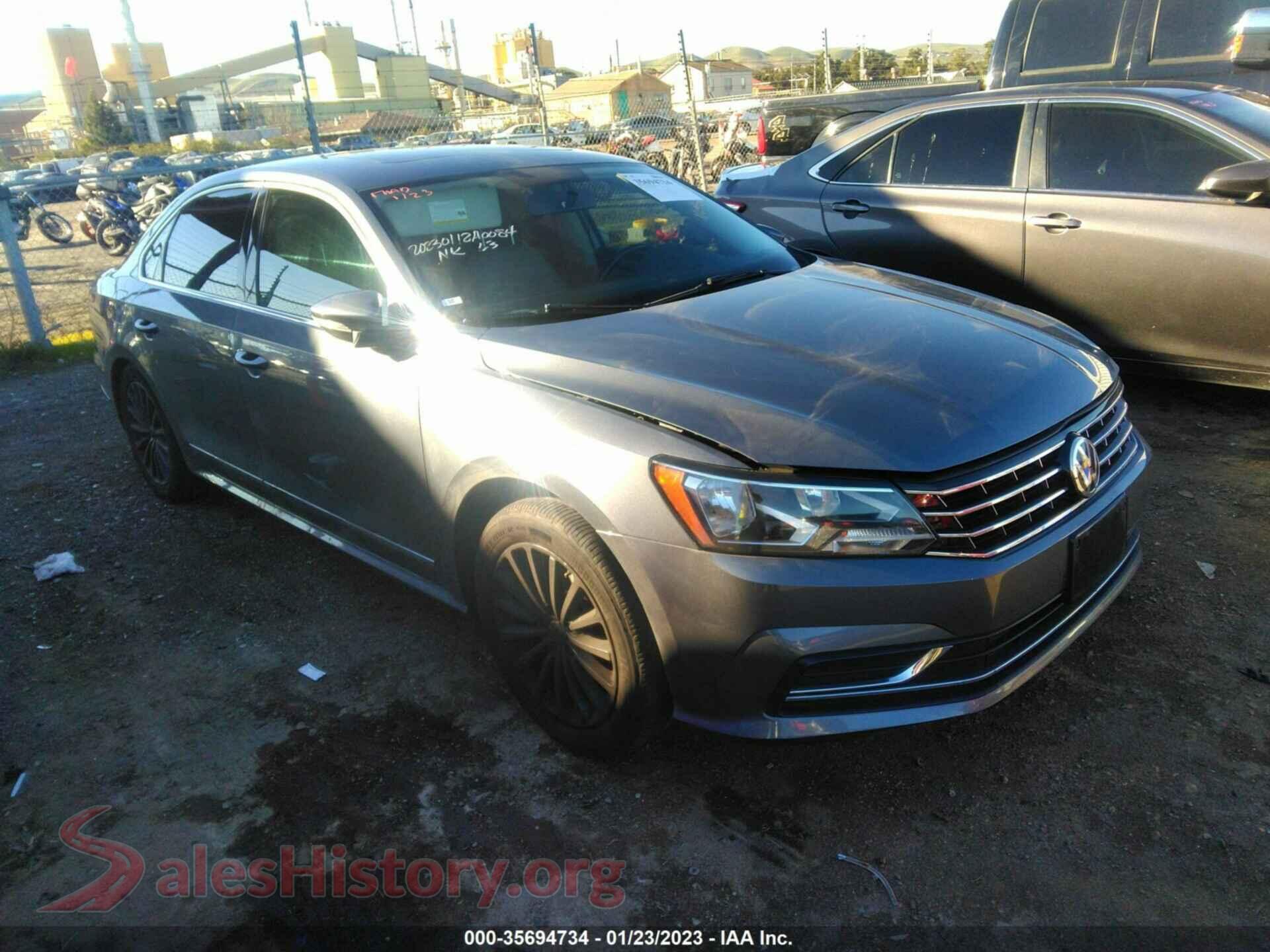 2017 VOLKSWAGEN PASSAT — VIN 1VWBT7A32HC012594