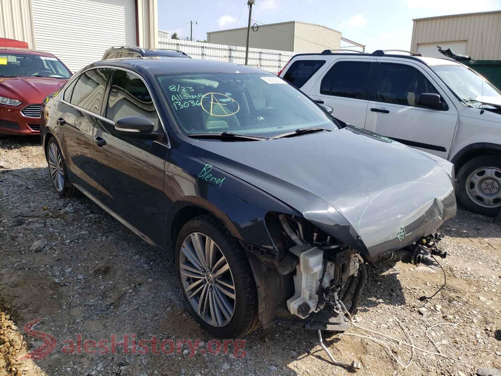2014 VOLKSWAGEN PASSAT — VIN 1VWBT7A36EC088721