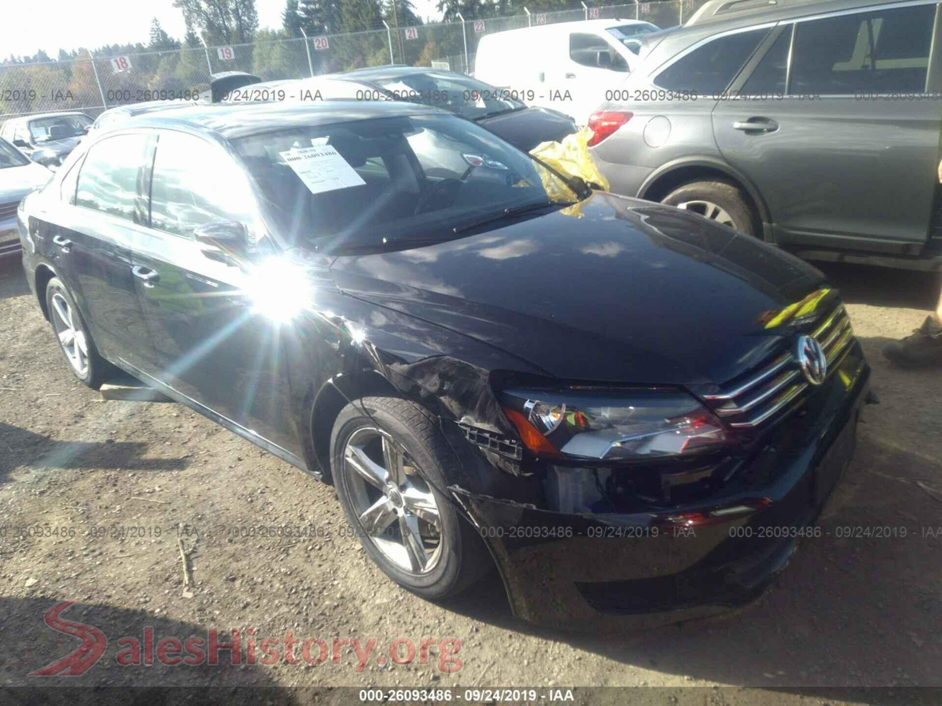 2015 VOLKSWAGEN PASSAT — VIN 1VWBT7A37FC030957