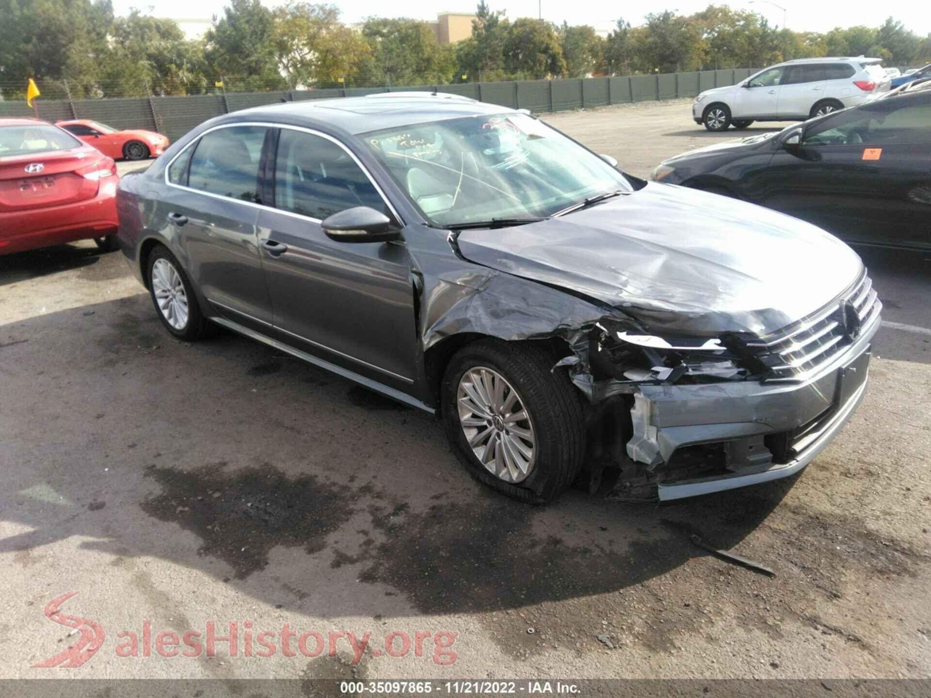 2017 VOLKSWAGEN PASSAT — VIN 1VWBT7A39HC013788