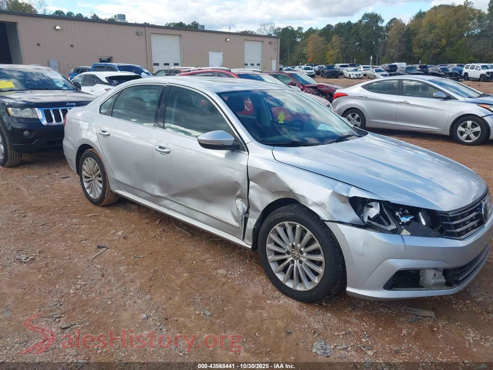 2016 VOLKSWAGEN PASSAT — VIN 1VWBT7A3XGC006346
