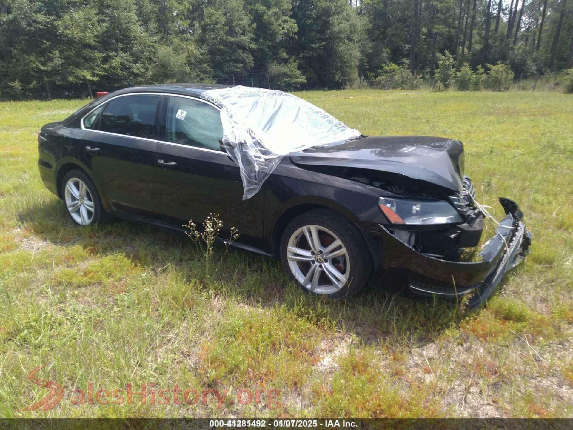 2015 VOLKSWAGEN PASSAT — VIN 1VWBV7A39FC041582