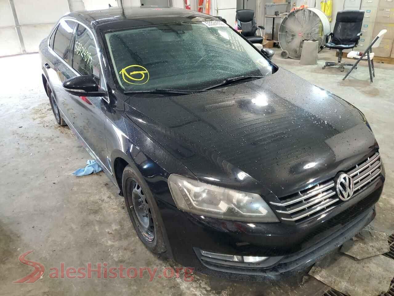 2012 VOLKSWAGEN PASSAT — VIN 1VWCN7A30CC097930