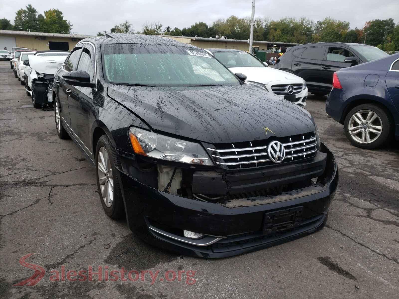 2012 VOLKSWAGEN PASSAT — VIN 1VWCP7A3XCC087948