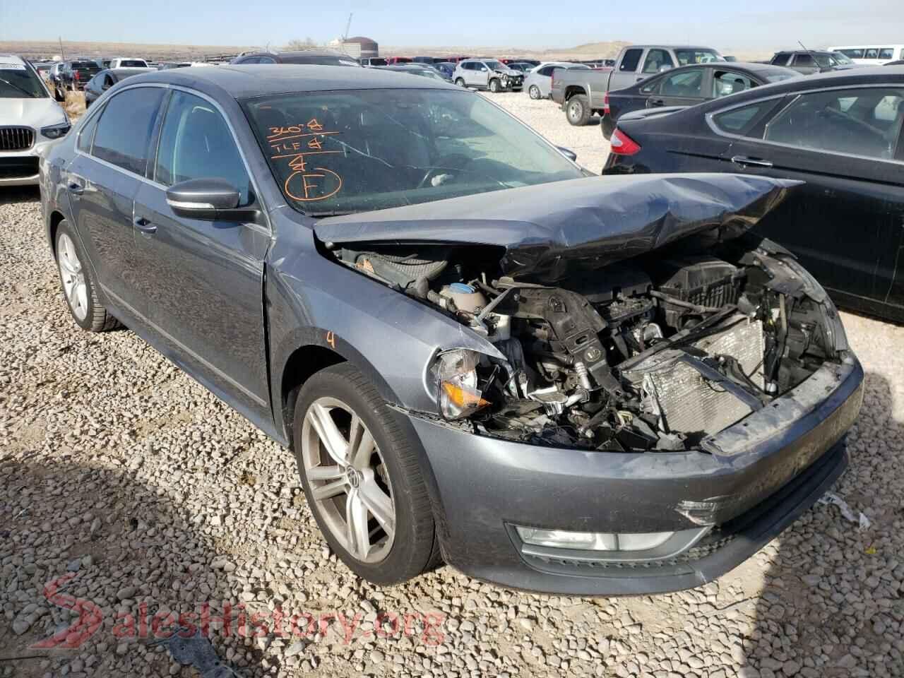 2014 VOLKSWAGEN PASSAT — VIN 1VWCS7A32EC072023