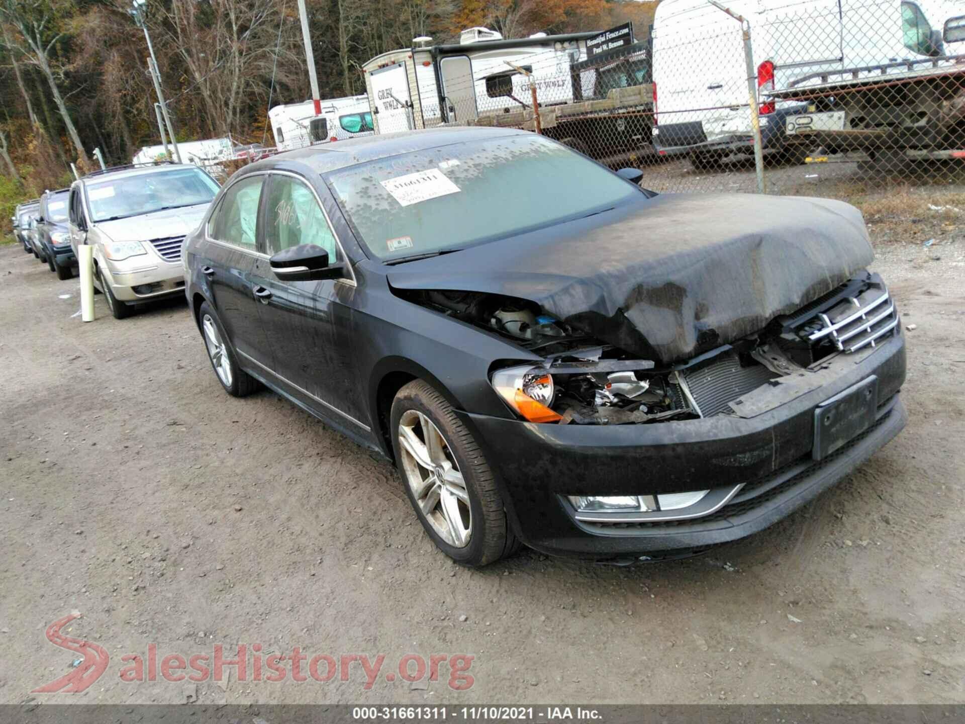 2015 VOLKSWAGEN PASSAT — VIN 1VWCV7A36FC008348