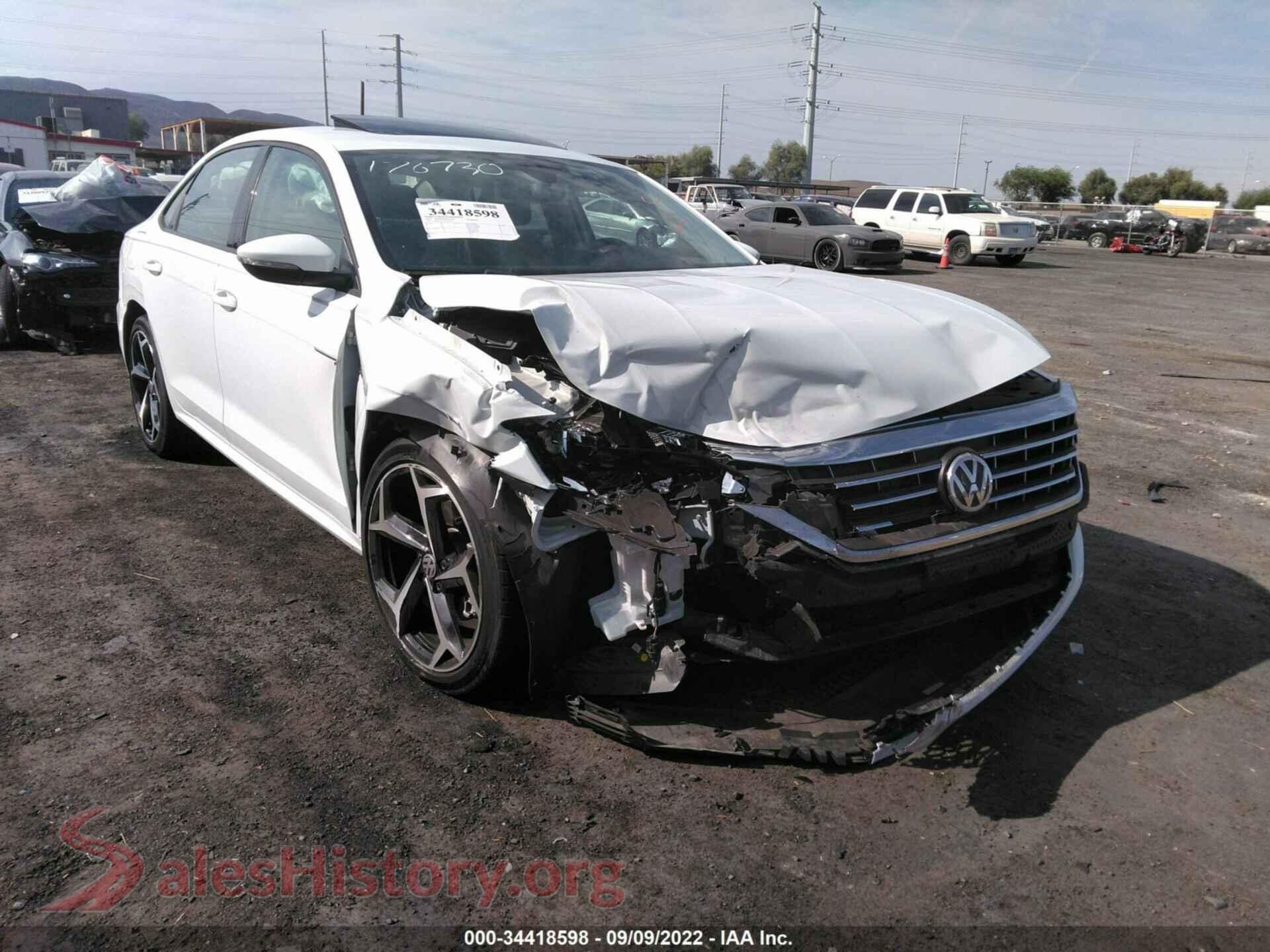 2020 VOLKSWAGEN PASSAT — VIN 1VWMA7A32LC015776