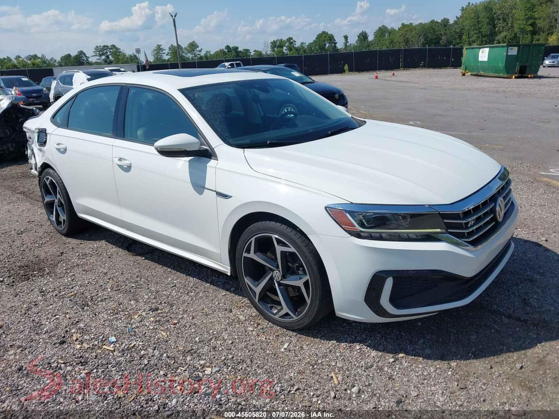 2020 VOLKSWAGEN PASSAT — VIN 1VWMA7A33LC019318