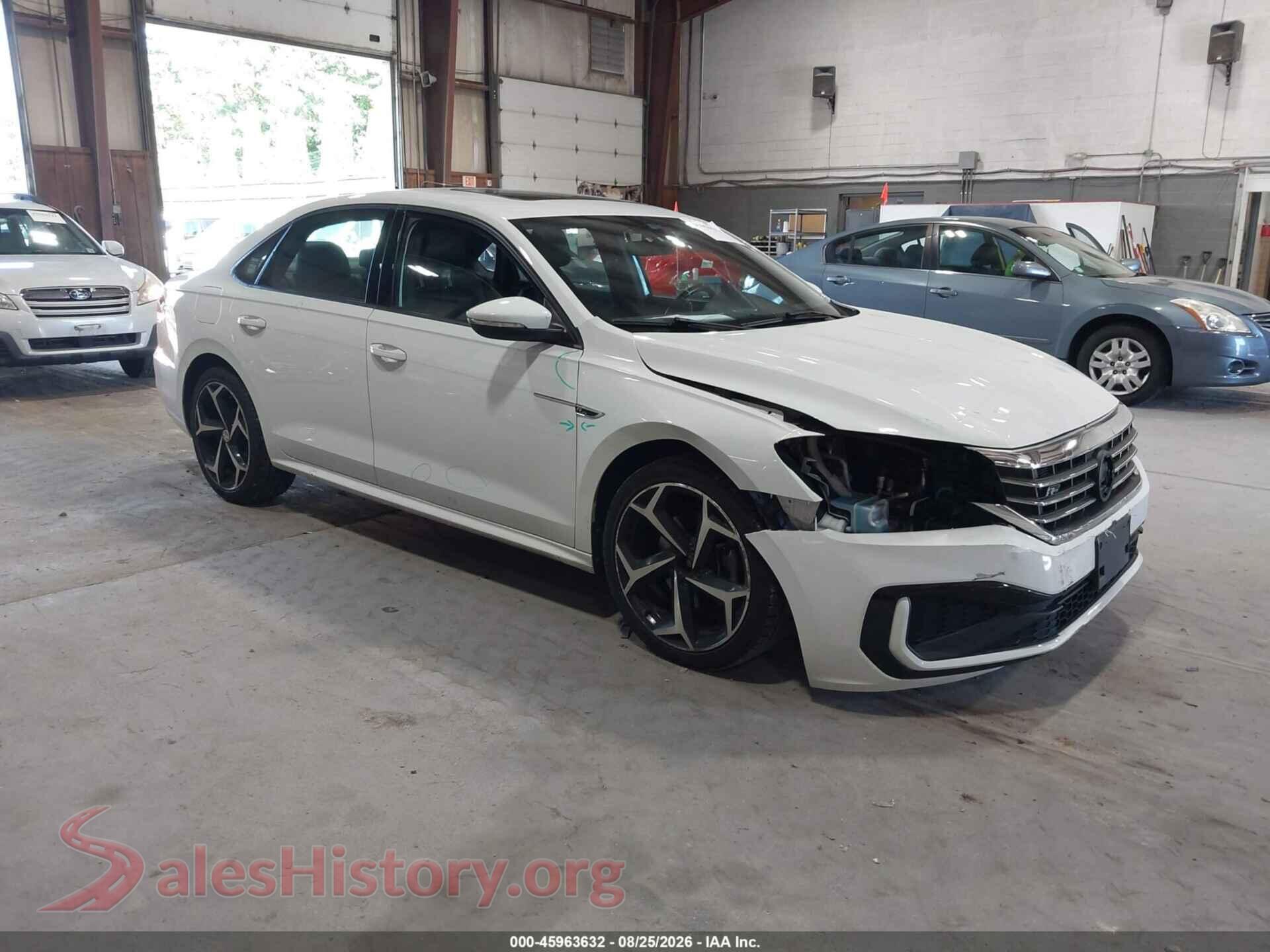 2021 VOLKSWAGEN PASSAT — VIN 1VWMA7A3XMC007040