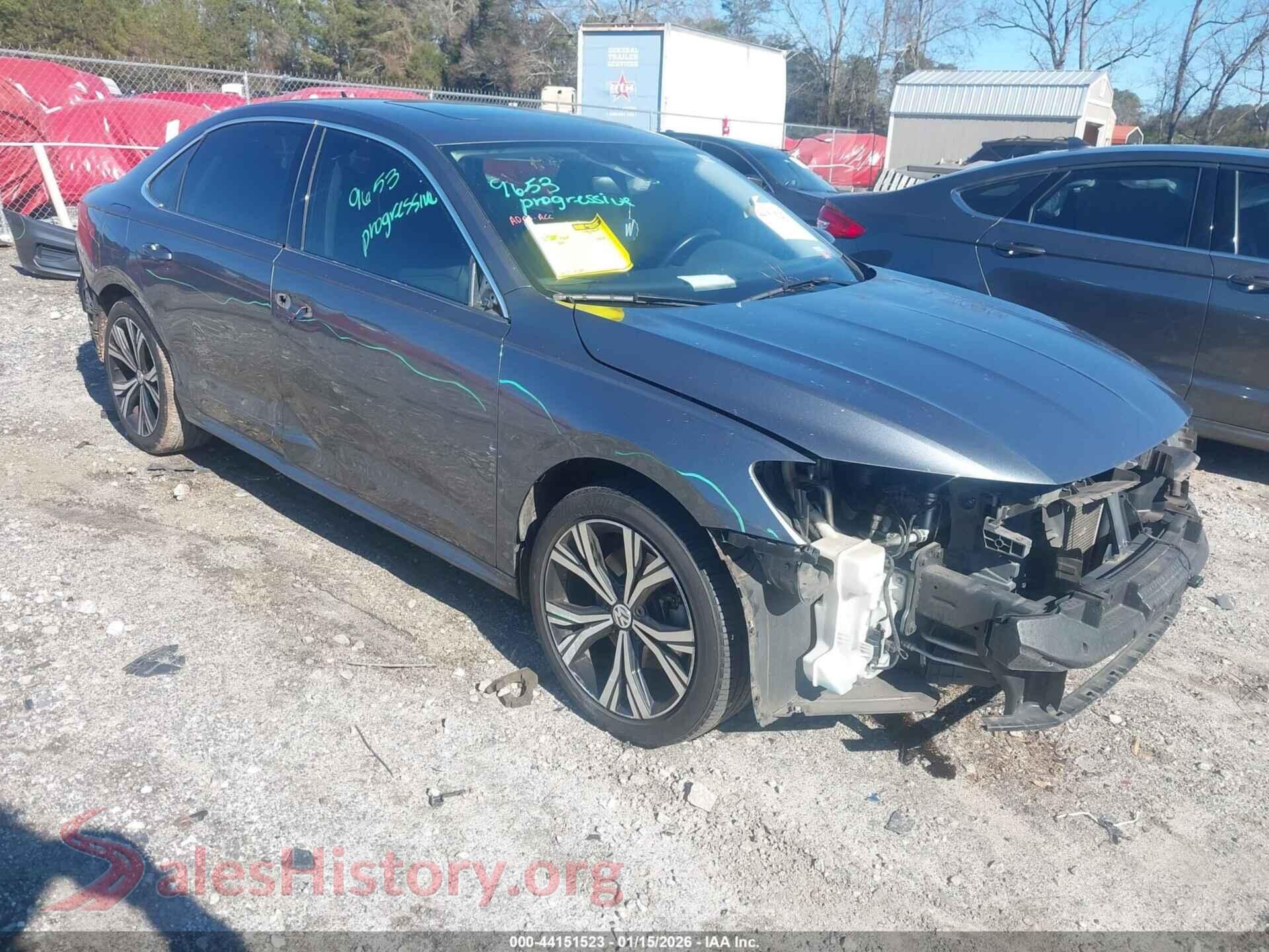 2021 VOLKSWAGEN PASSAT — VIN 1VWSA7A30MC009161