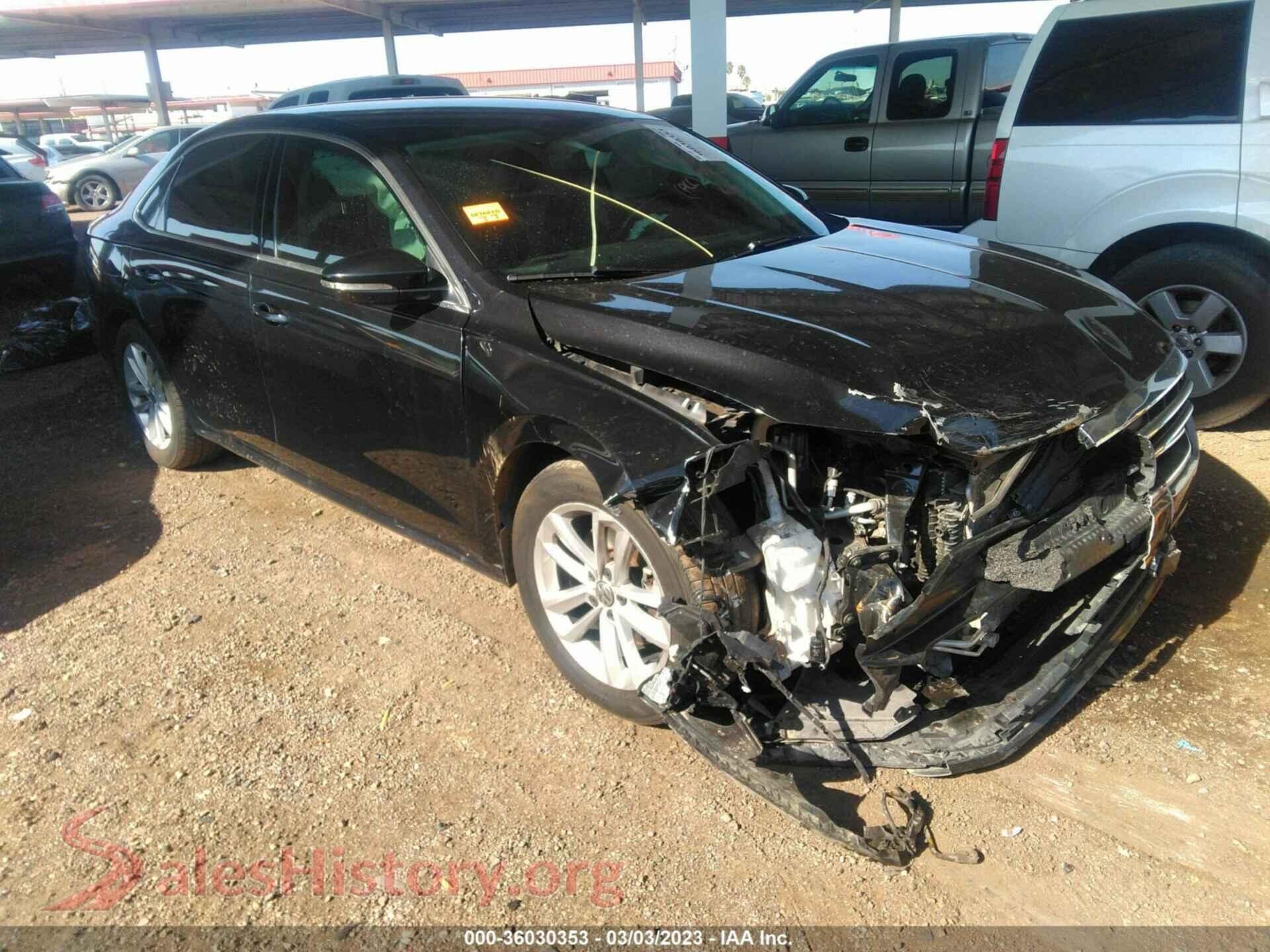 2020 VOLKSWAGEN PASSAT — VIN 1VWSA7A31LC006171