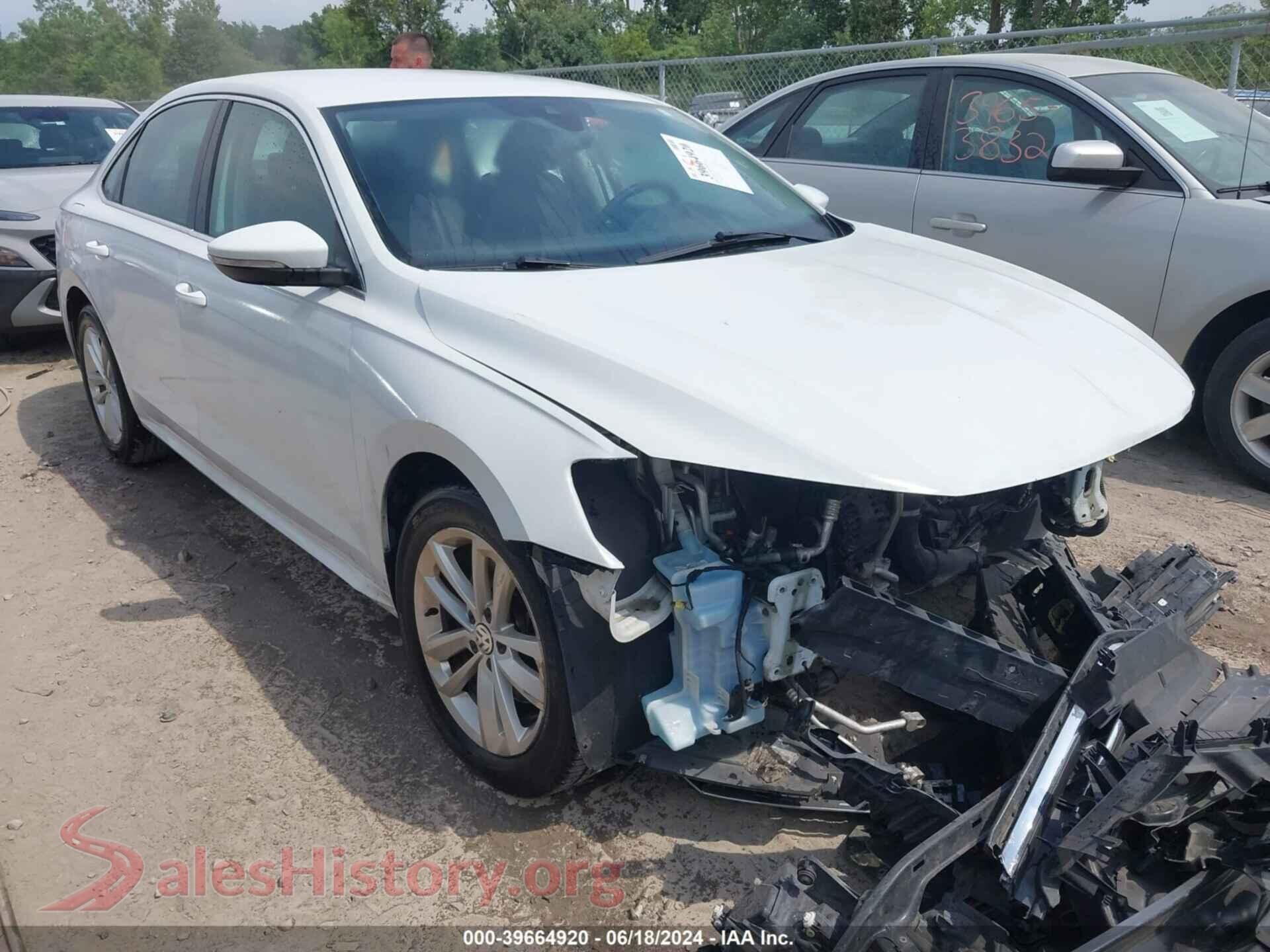 2020 VOLKSWAGEN PASSAT — VIN 1VWSA7A31LC010480