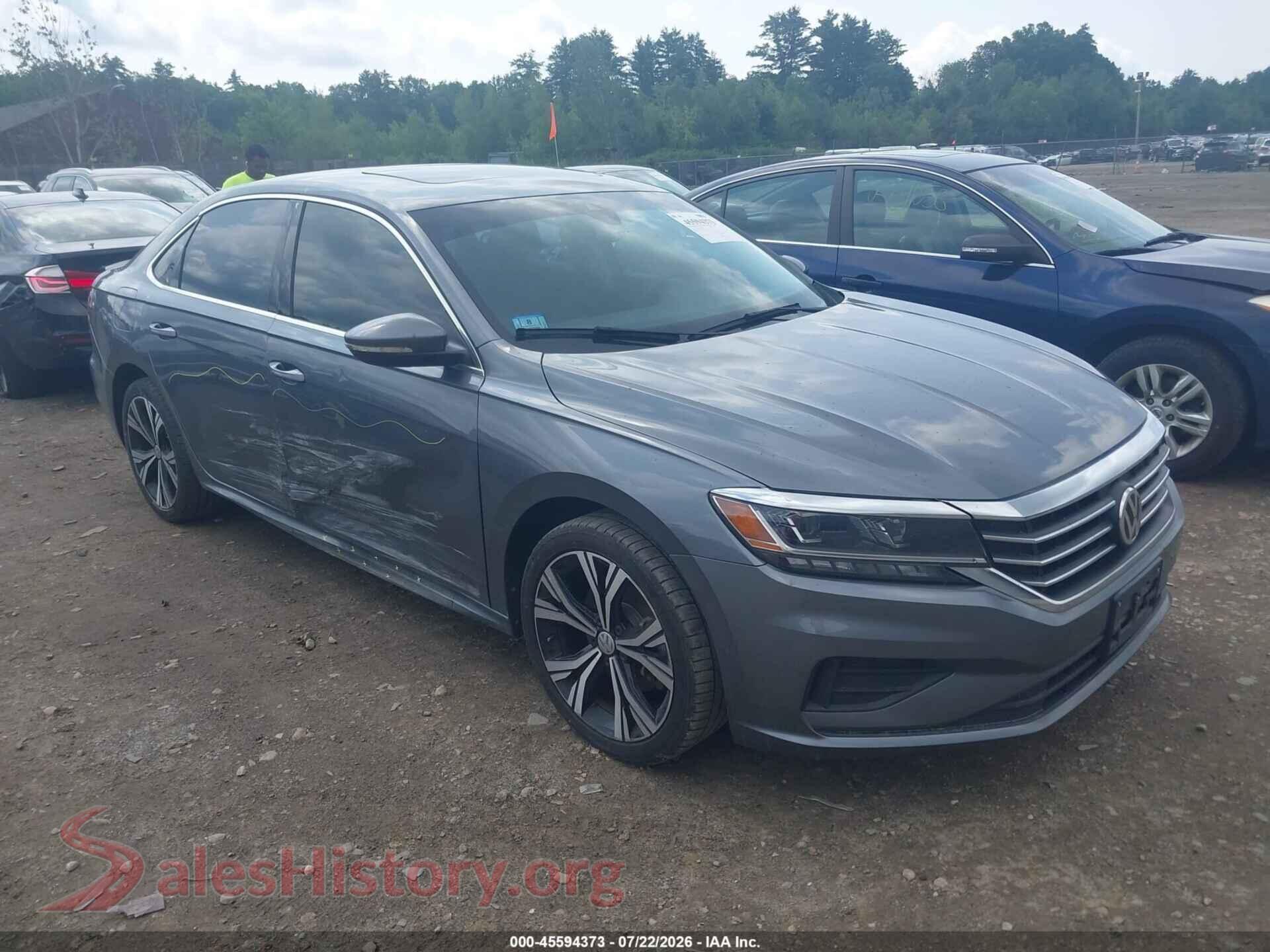 2021 VOLKSWAGEN PASSAT — VIN 1VWSA7A36MC018981