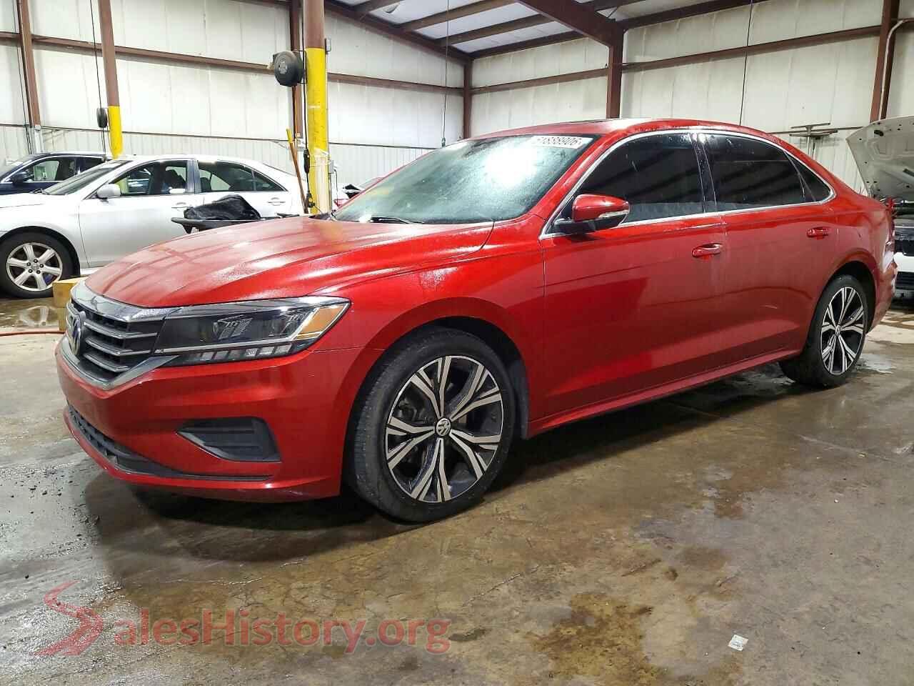 2021 VOLKSWAGEN PASSAT — VIN 1VWSA7A37MC003387