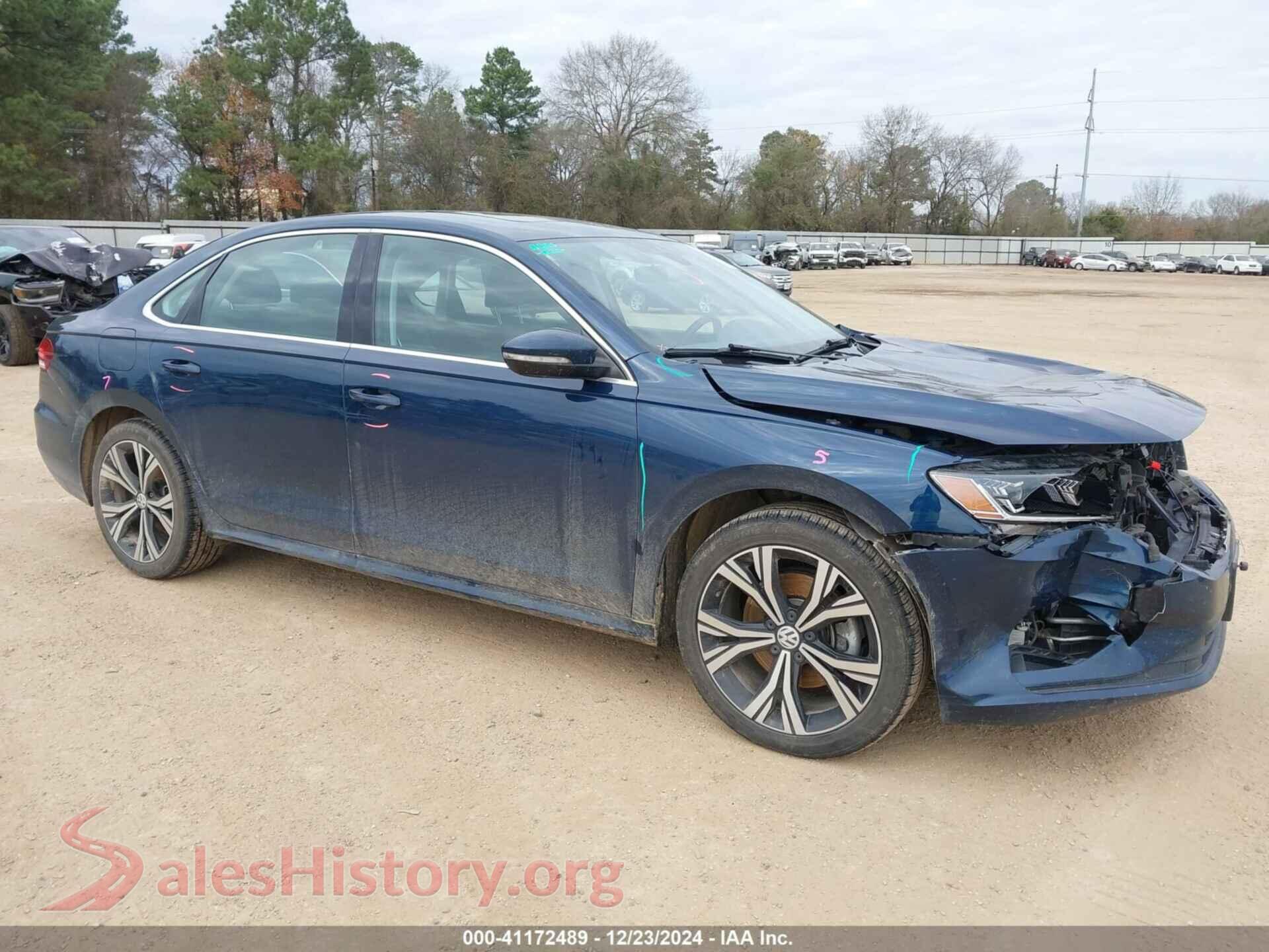 2021 VOLKSWAGEN PASSAT — VIN 1VWSA7A37MC009030