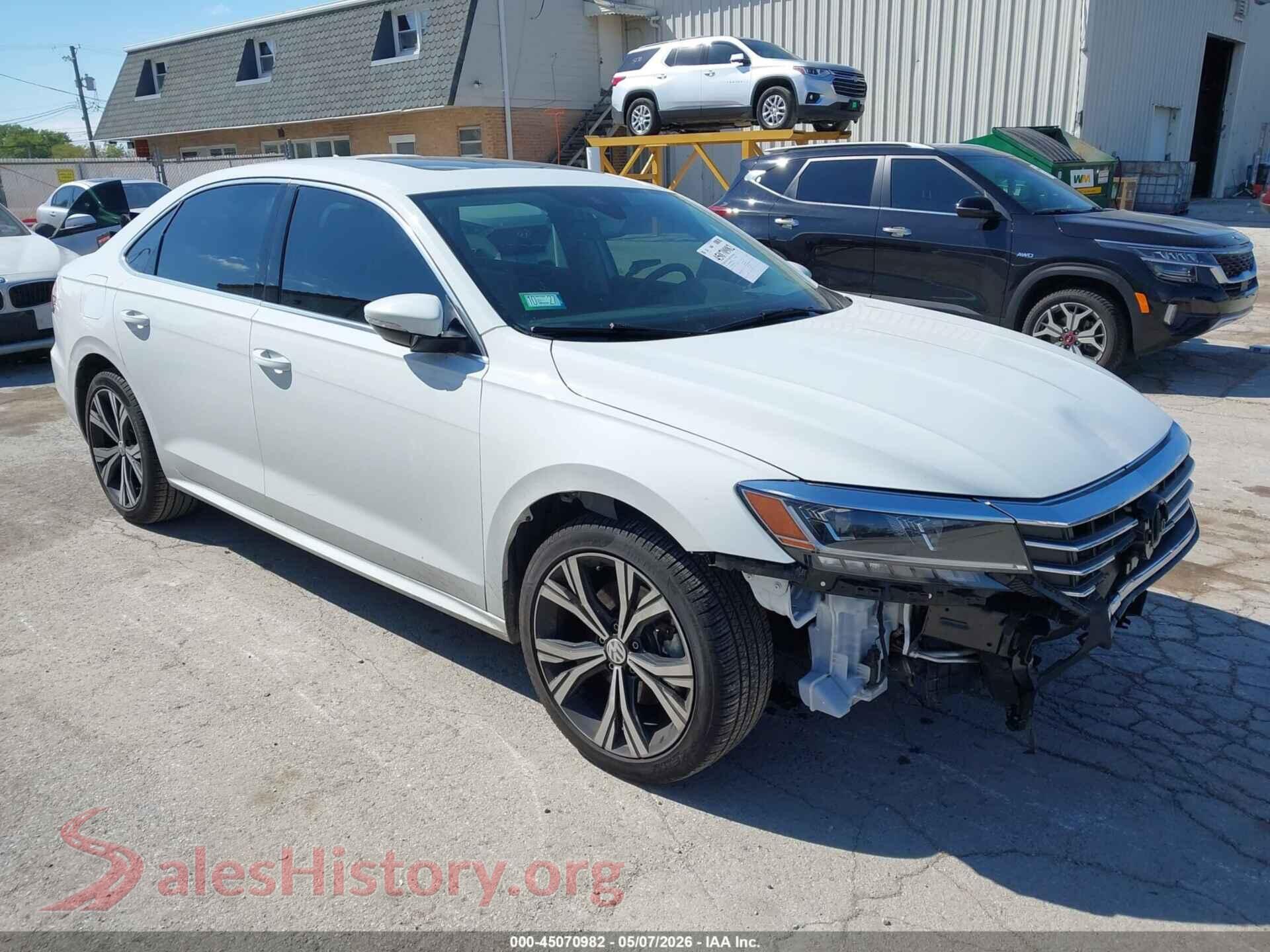 2022 VOLKSWAGEN PASSAT — VIN 1VWSA7A37NC004945
