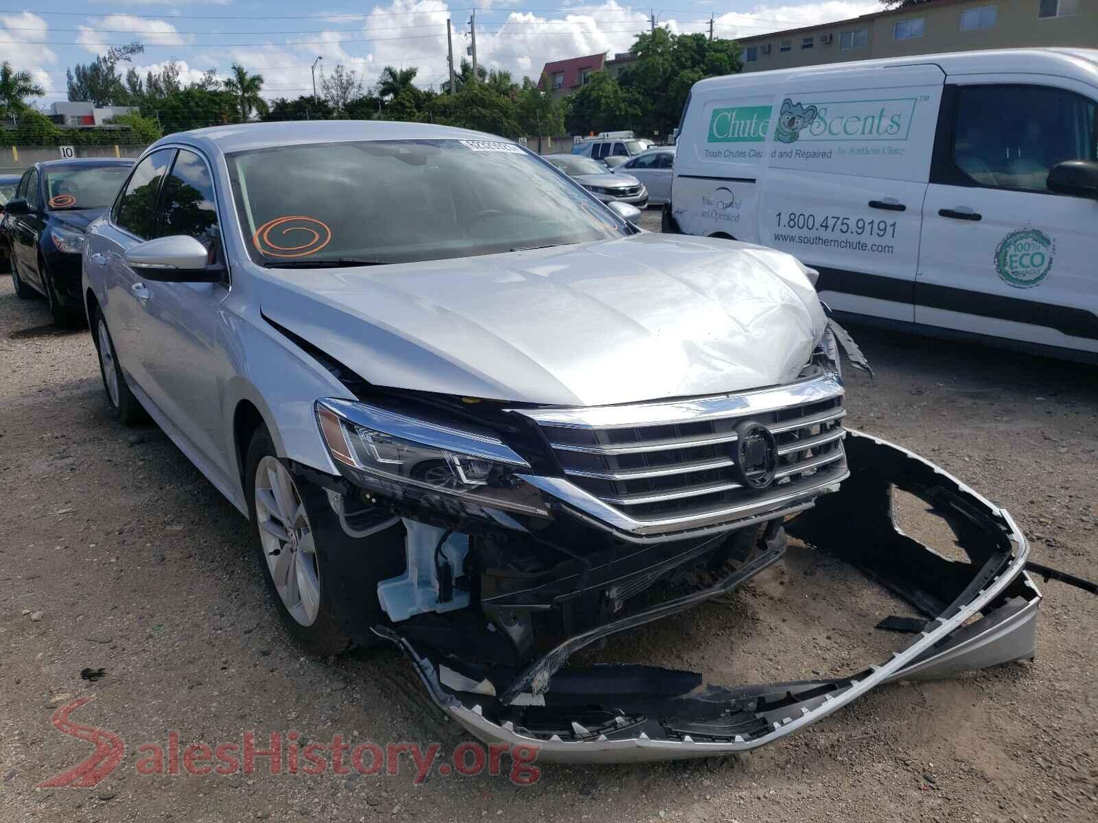 2020 VOLKSWAGEN PASSAT — VIN 1VWSA7A3XLC024829