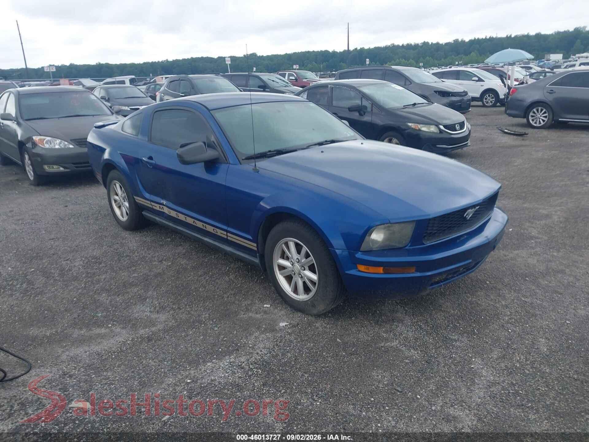 2007 FORD MUSTANG — VIN 1ZVFT80N475300369
